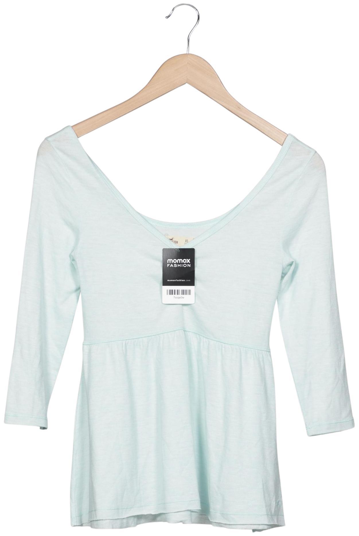 

Hollister Damen Langarmshirt, hellblau, Gr. 34