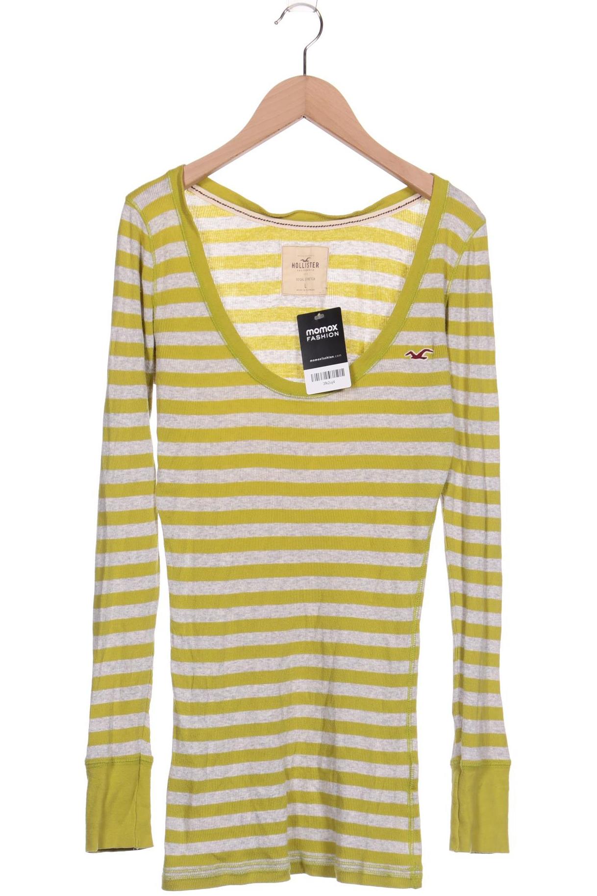 

Hollister Damen Langarmshirt, hellgrün, Gr. 42