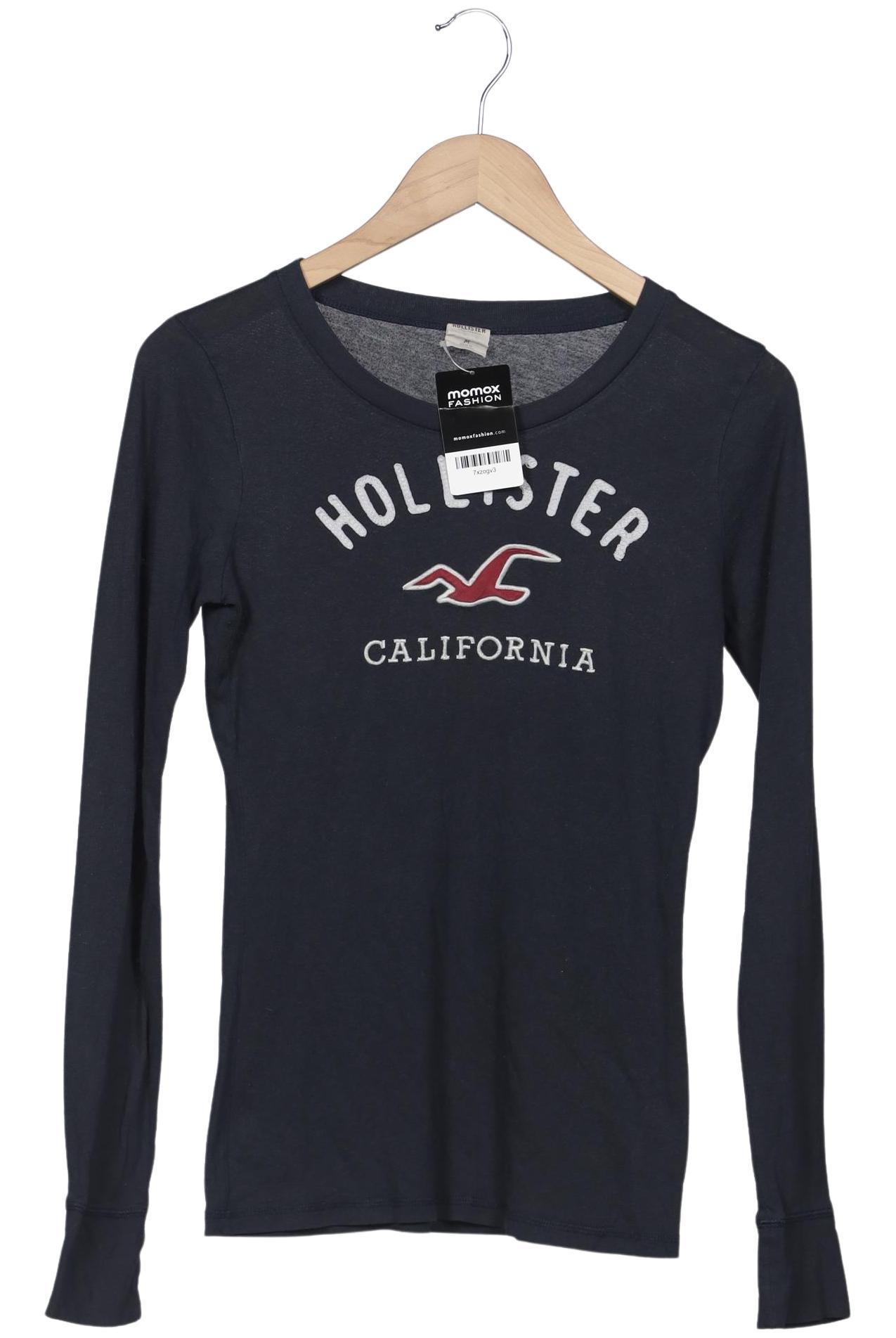 

Hollister Damen Langarmshirt, marineblau, Gr. 38