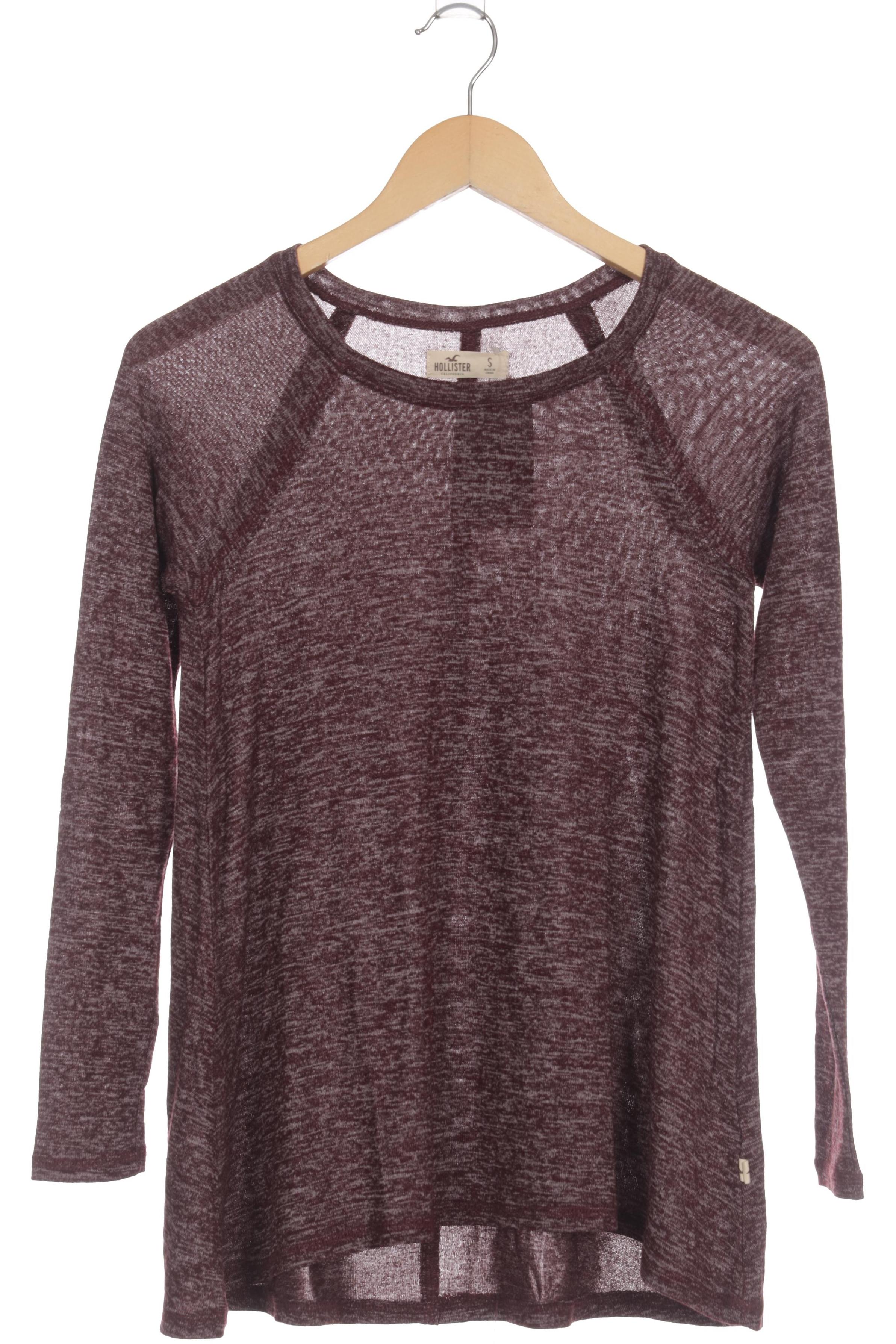 

Hollister Damen Langarmshirt, bordeaux, Gr. 36
