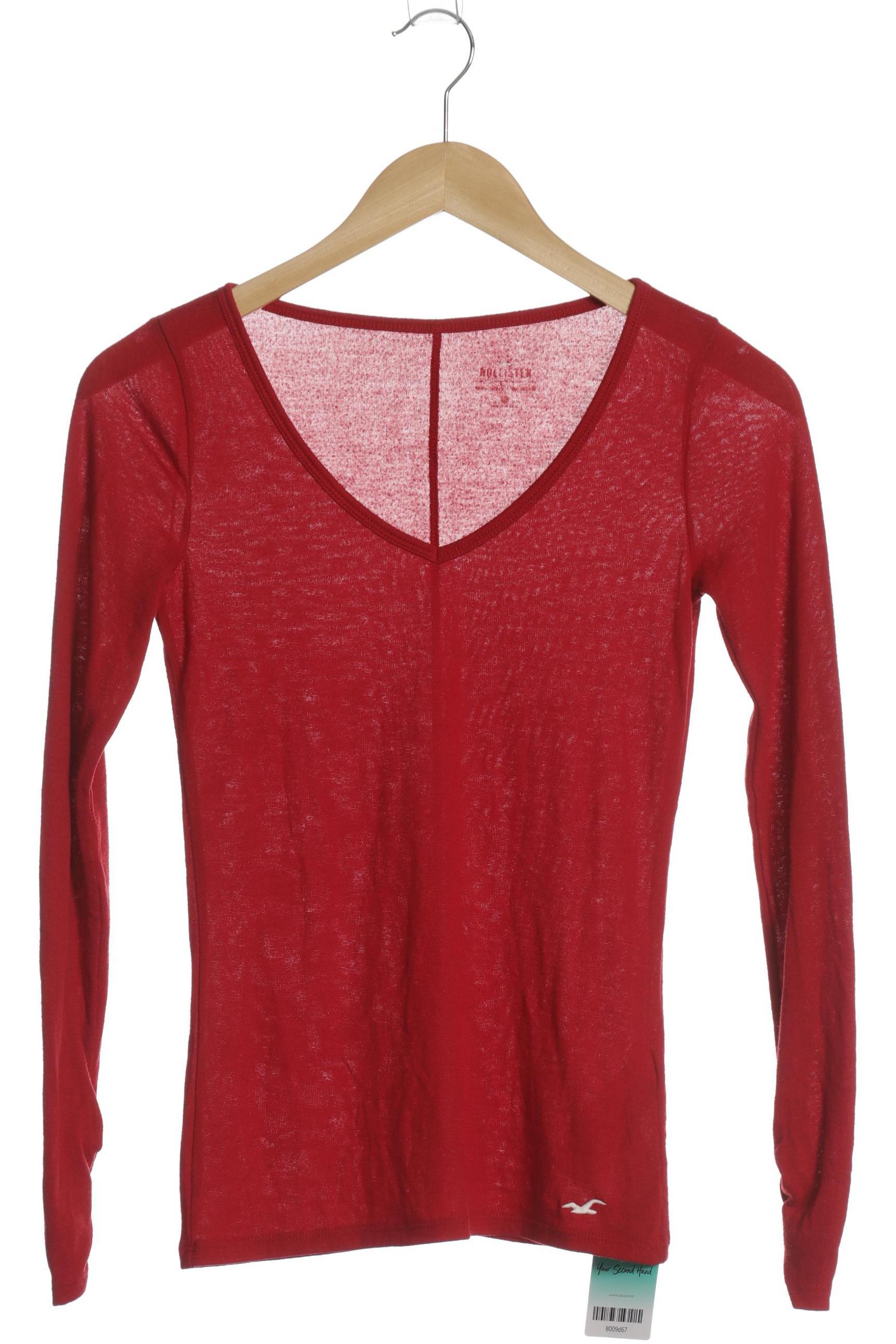

Hollister Damen Langarmshirt, rot, Gr.