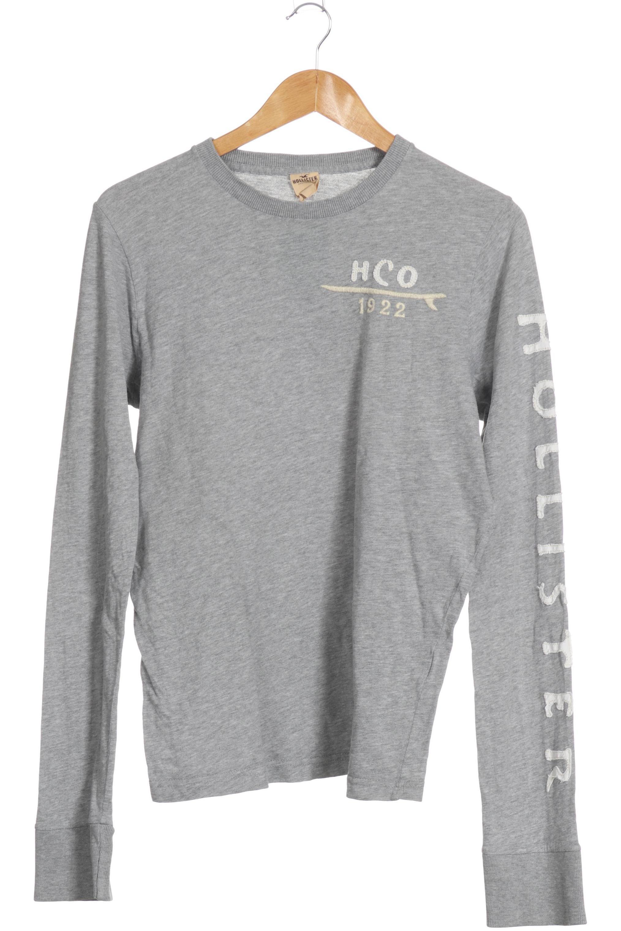 

Hollister Damen Langarmshirt, grau, Gr.