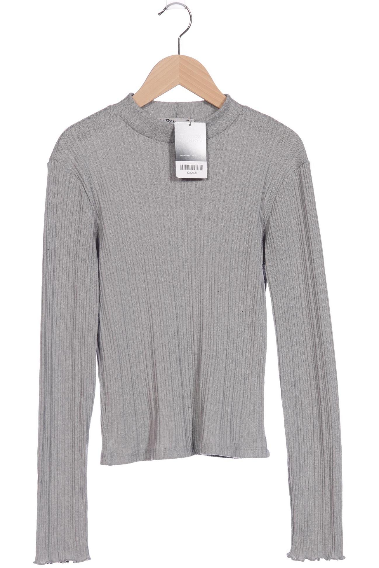 

Hollister Damen Langarmshirt, grau, Gr. 38