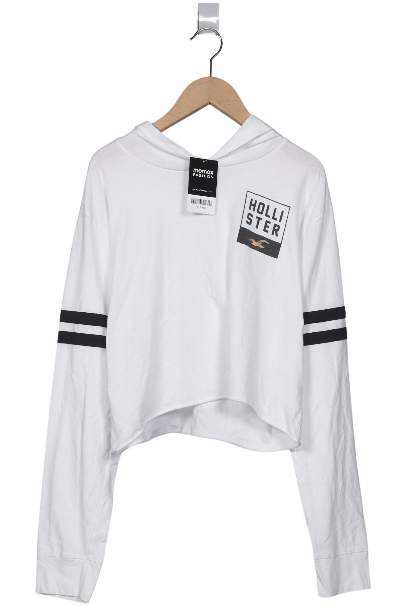

Hollister Damen Langarmshirt, weiß, Gr. 38