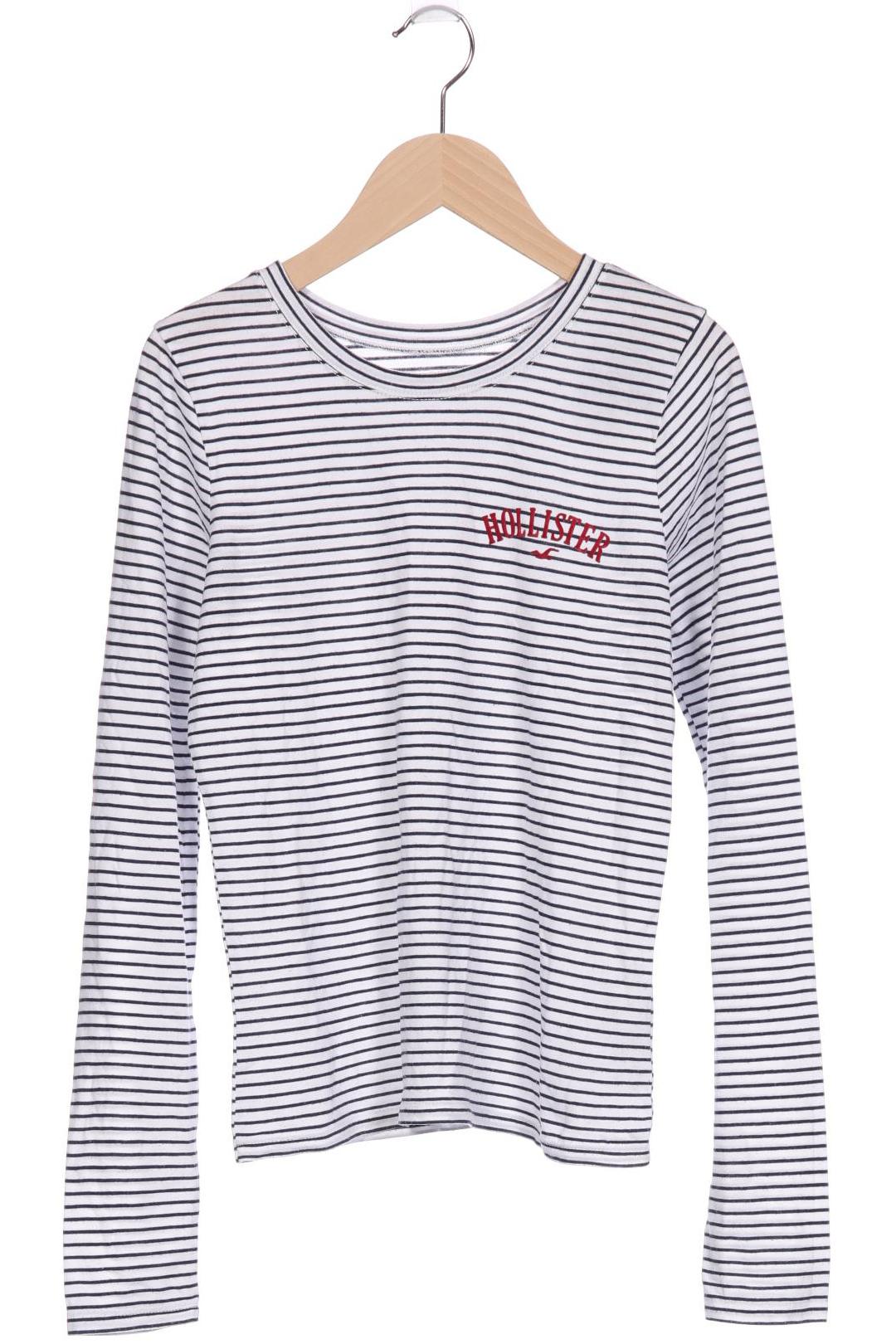

Hollister Damen Langarmshirt, weiß, Gr. 38