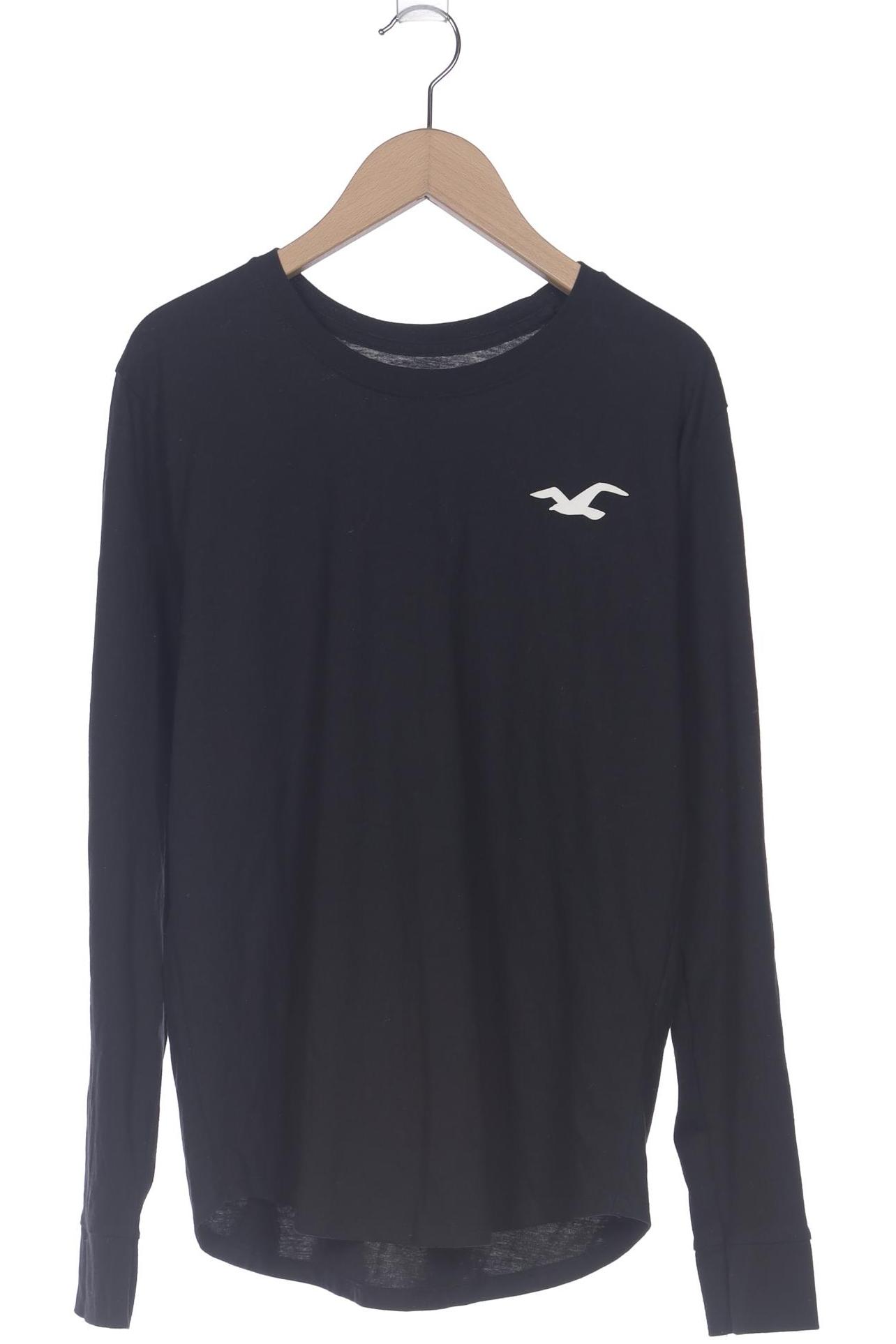

Hollister Damen Langarmshirt, schwarz, Gr. 36