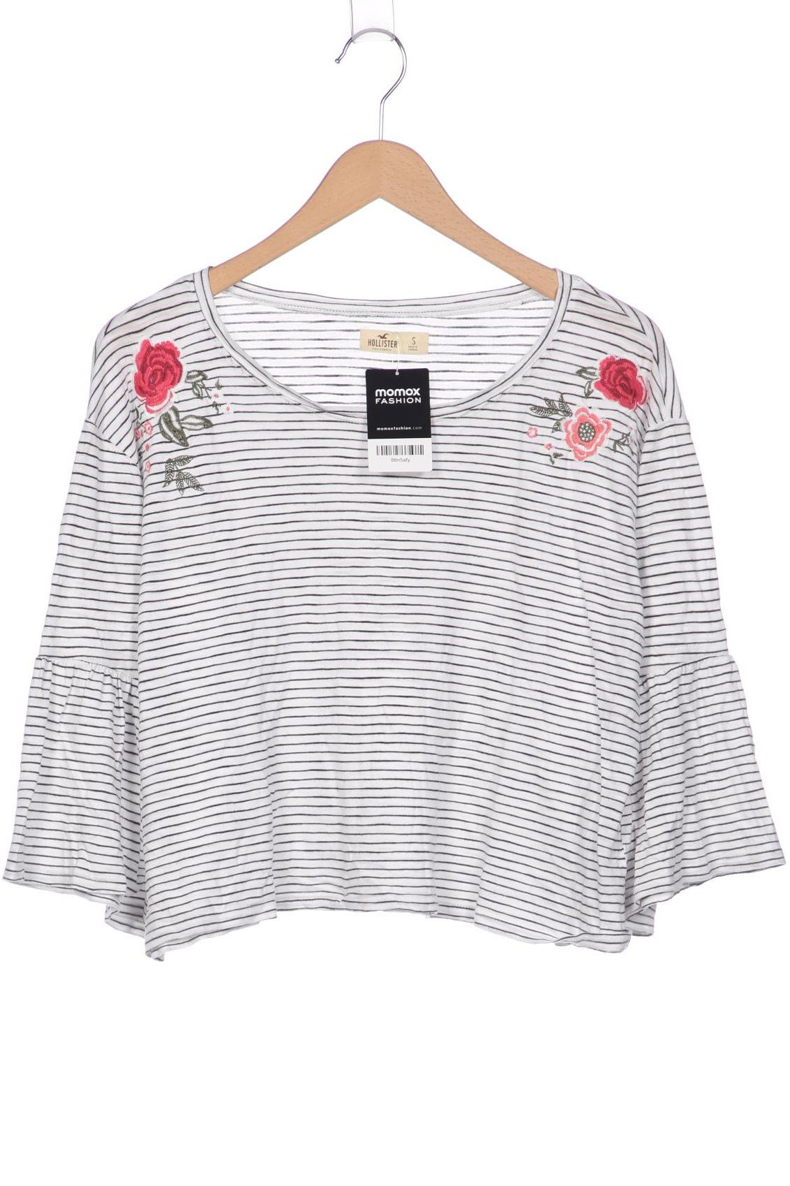 

Hollister Damen Langarmshirt, weiß, Gr. 36