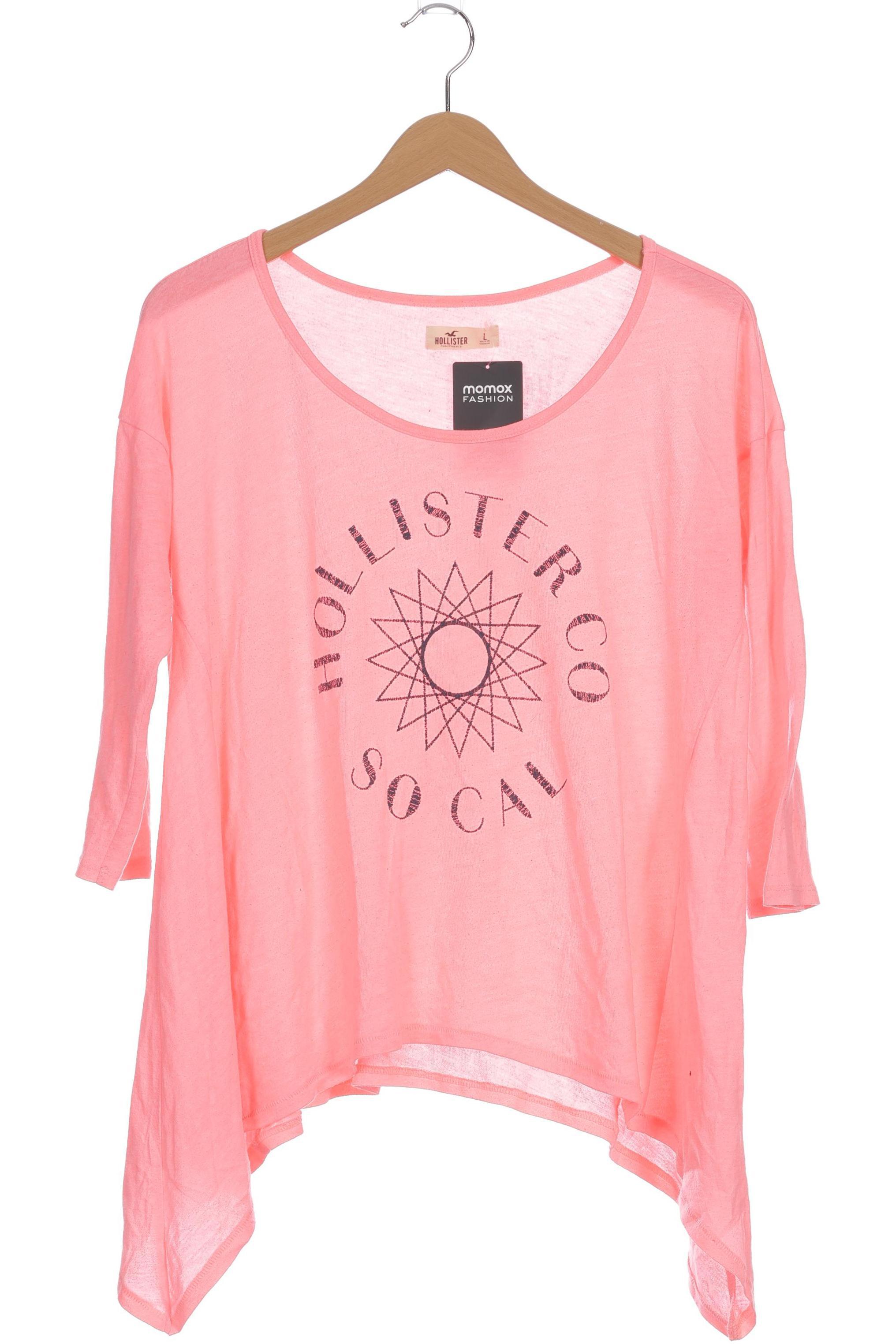 

Hollister Damen Langarmshirt, pink, Gr. 42