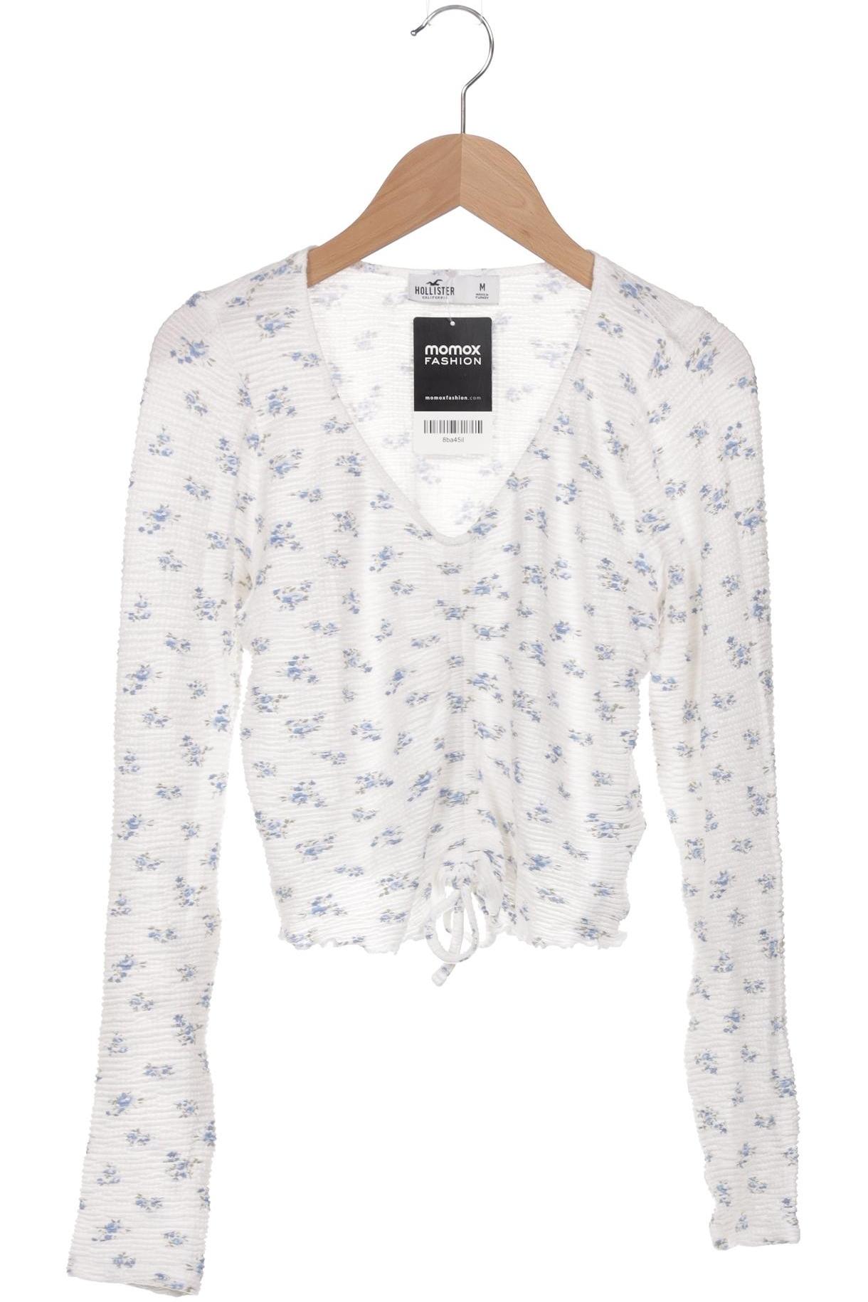 

Hollister Damen Langarmshirt, weiß, Gr. 38