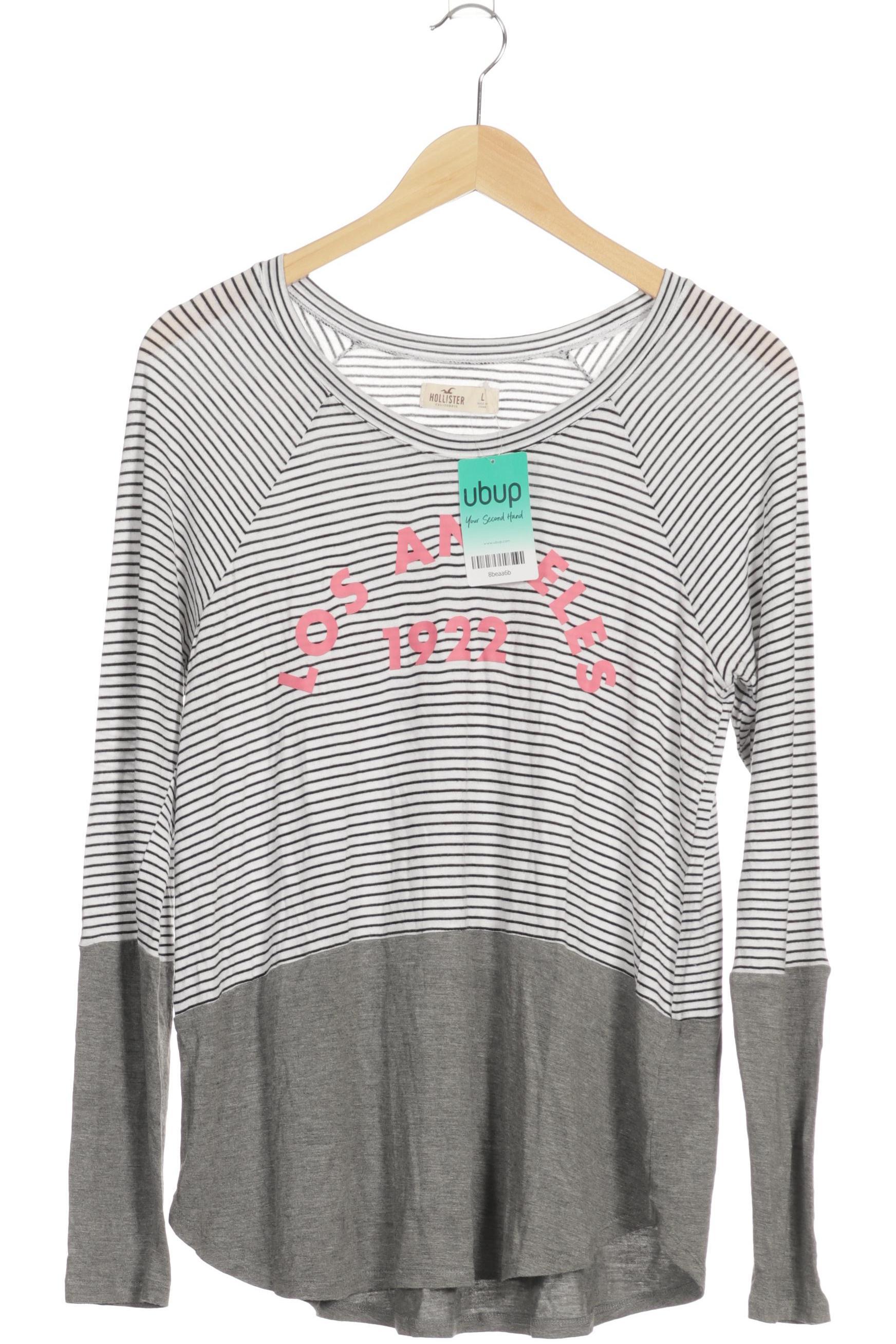 

Hollister Damen Langarmshirt, grau, Gr.