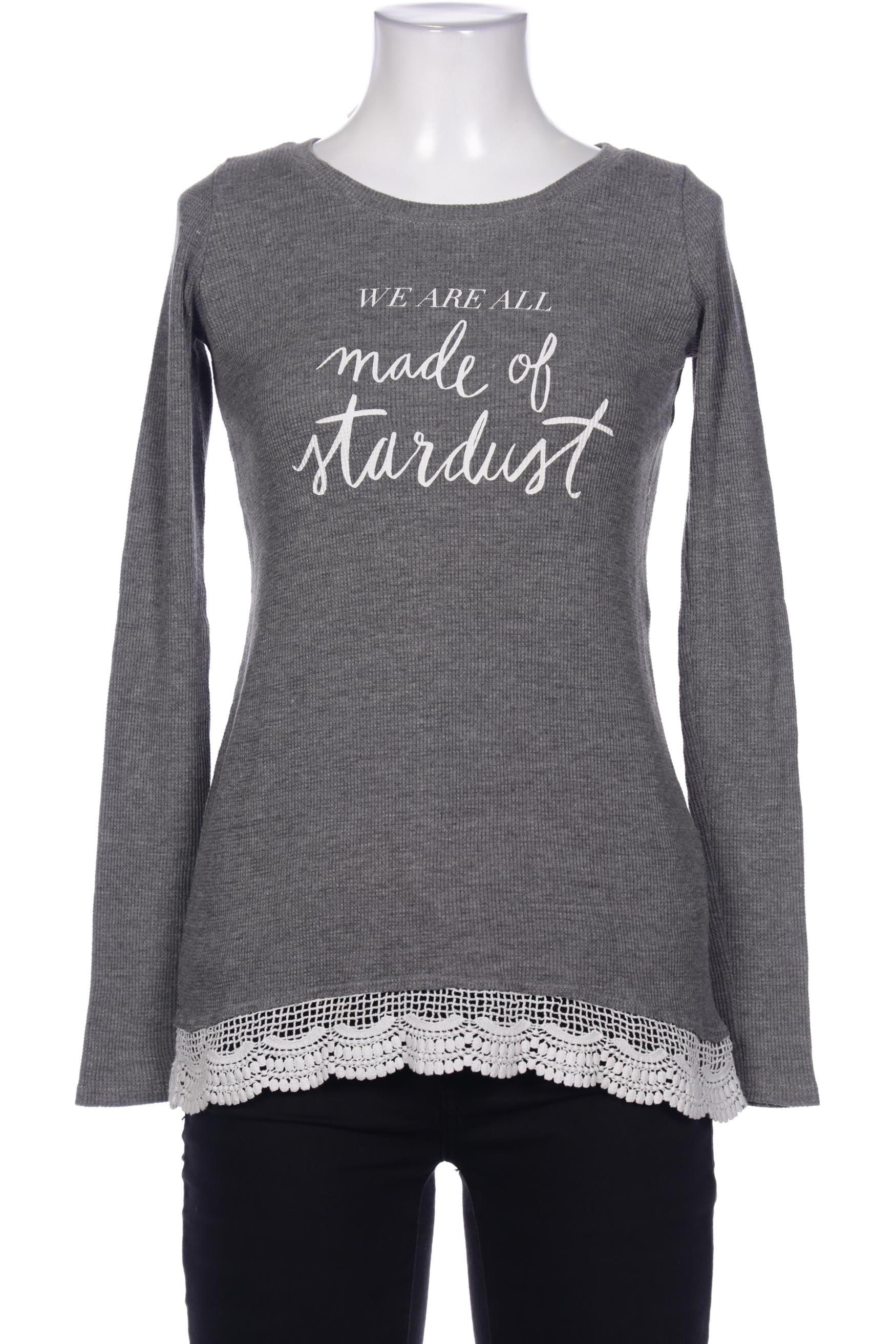 

Hollister Damen Langarmshirt, grau, Gr. 34