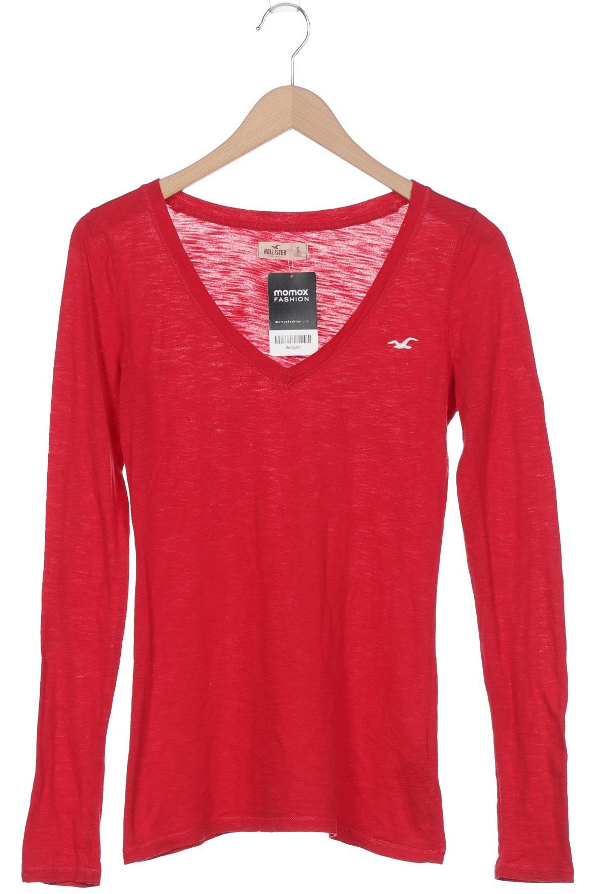 

Hollister Damen Langarmshirt, rot