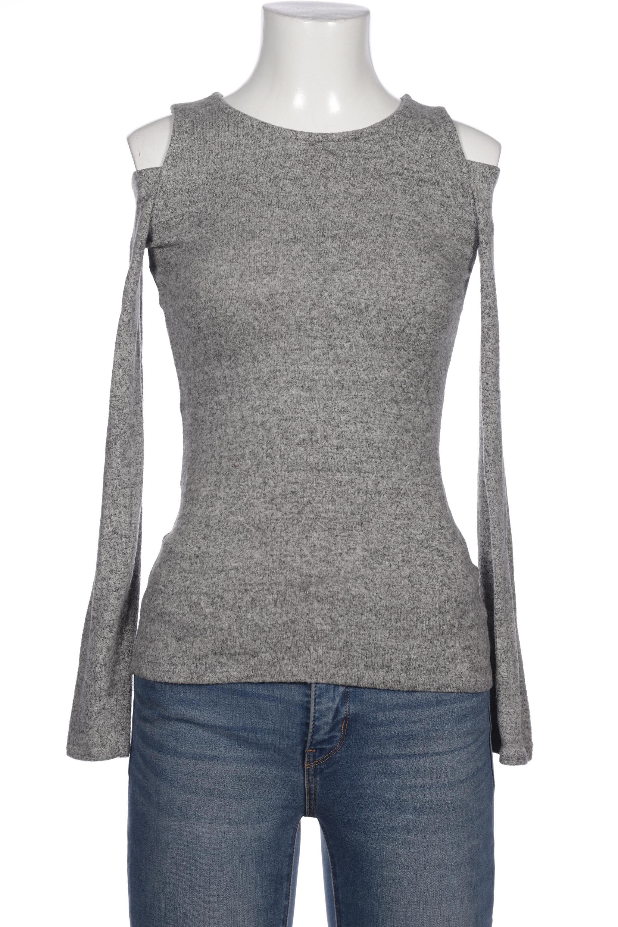 

Hollister Damen Langarmshirt, grau, Gr. 36