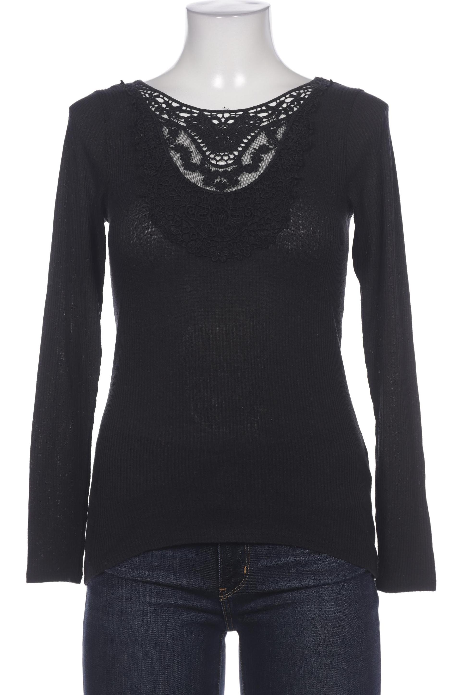 

Hollister Damen Langarmshirt, schwarz, Gr. 38