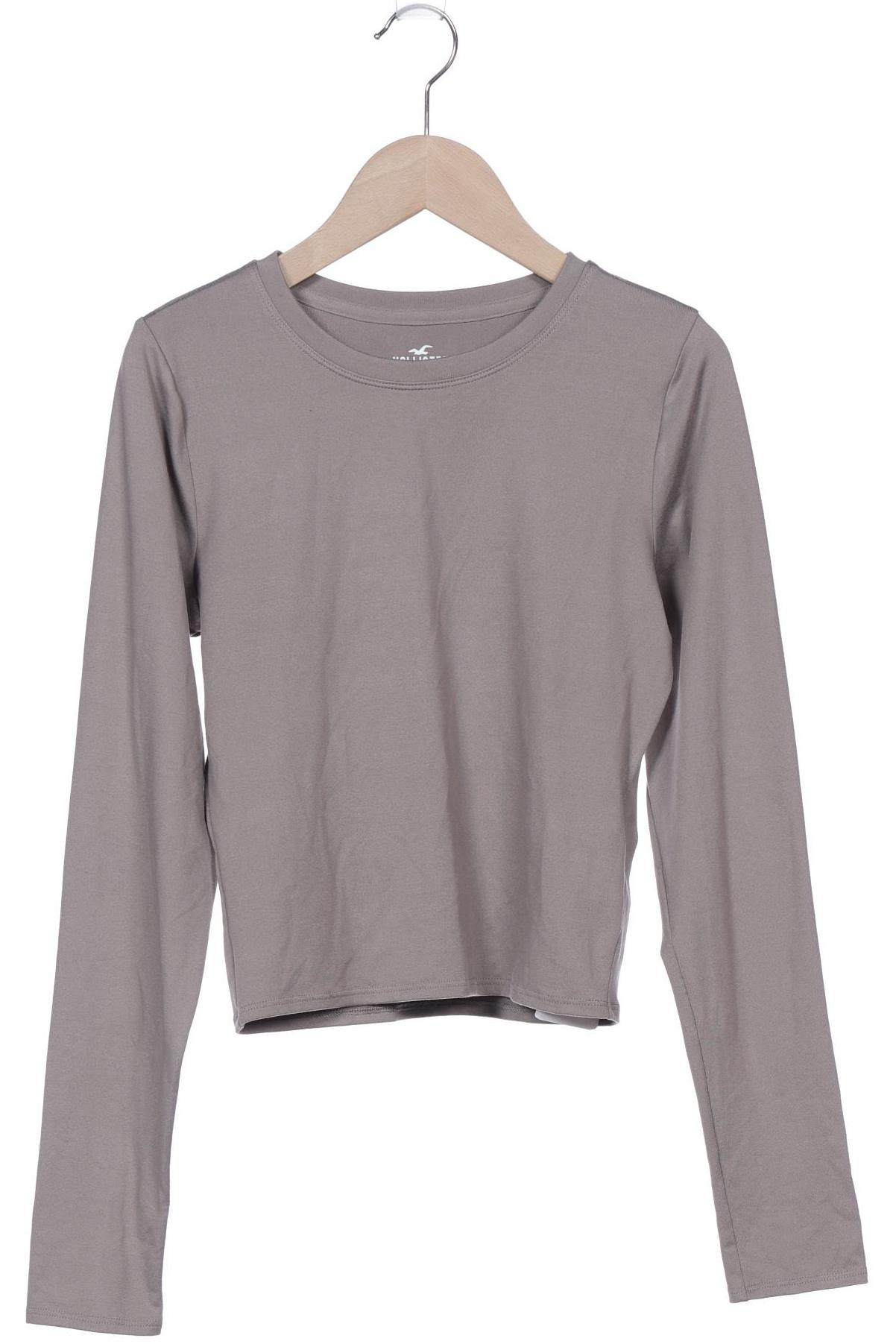 

Hollister Damen Langarmshirt, grau, Gr. 38