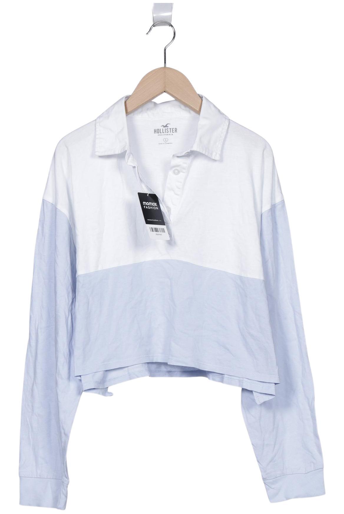 

Hollister Damen Langarmshirt, hellblau, Gr. 36