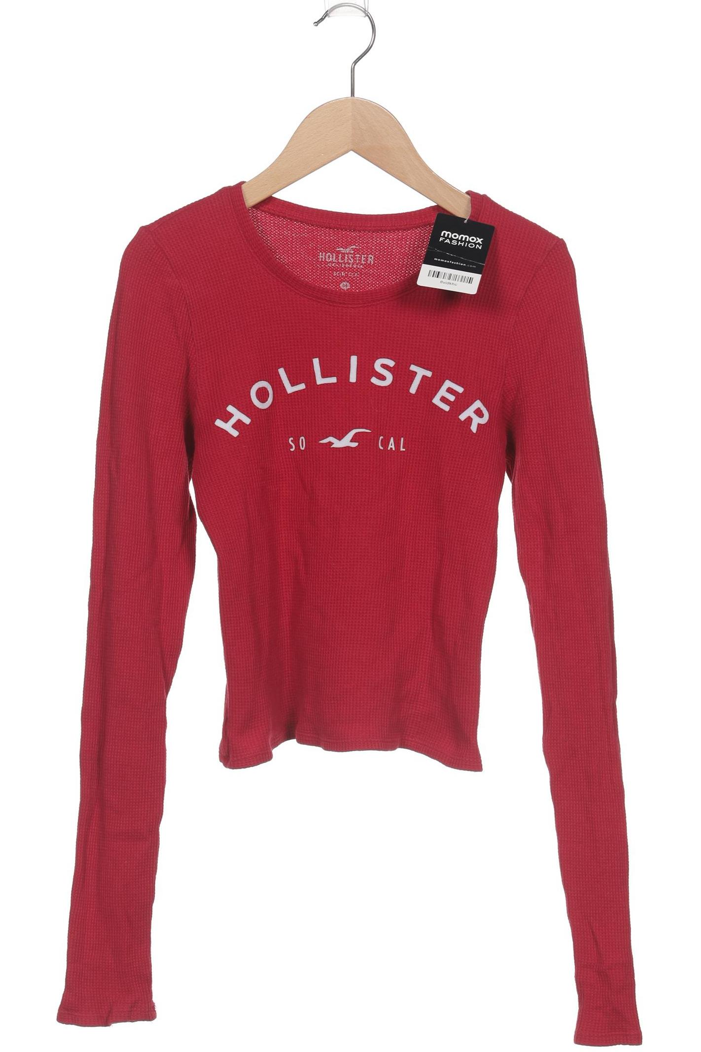 

Hollister Damen Langarmshirt, bordeaux, Gr. 38