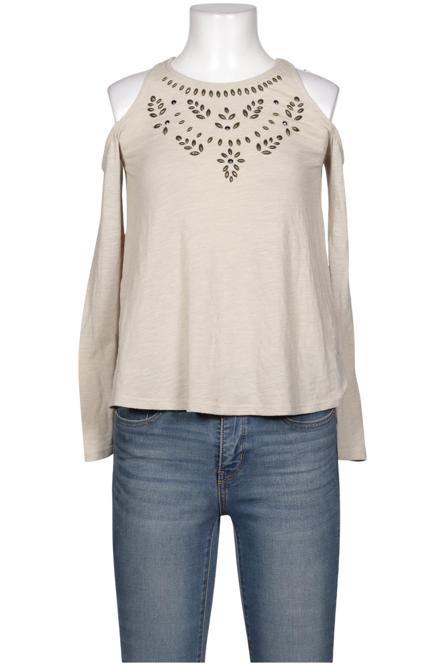 

Hollister Damen Langarmshirt, beige, Gr. 34