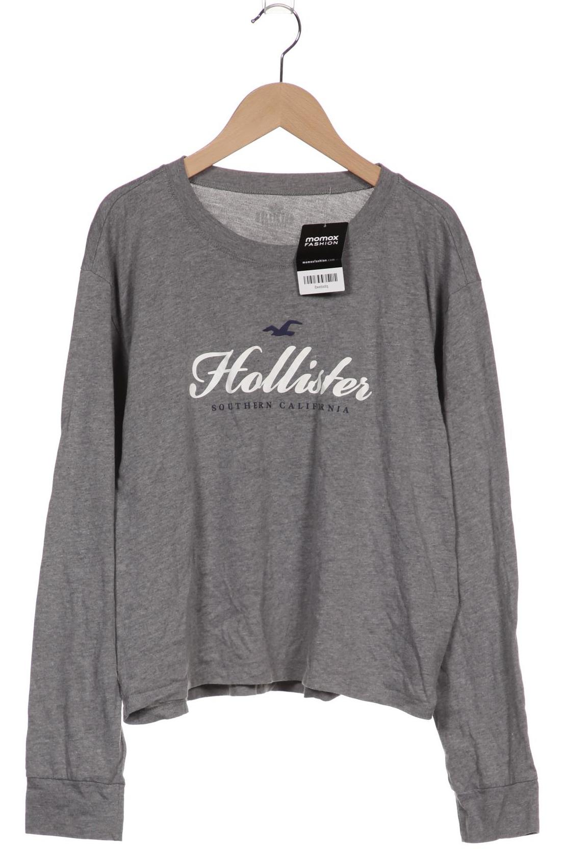 

Hollister Damen Langarmshirt, grau