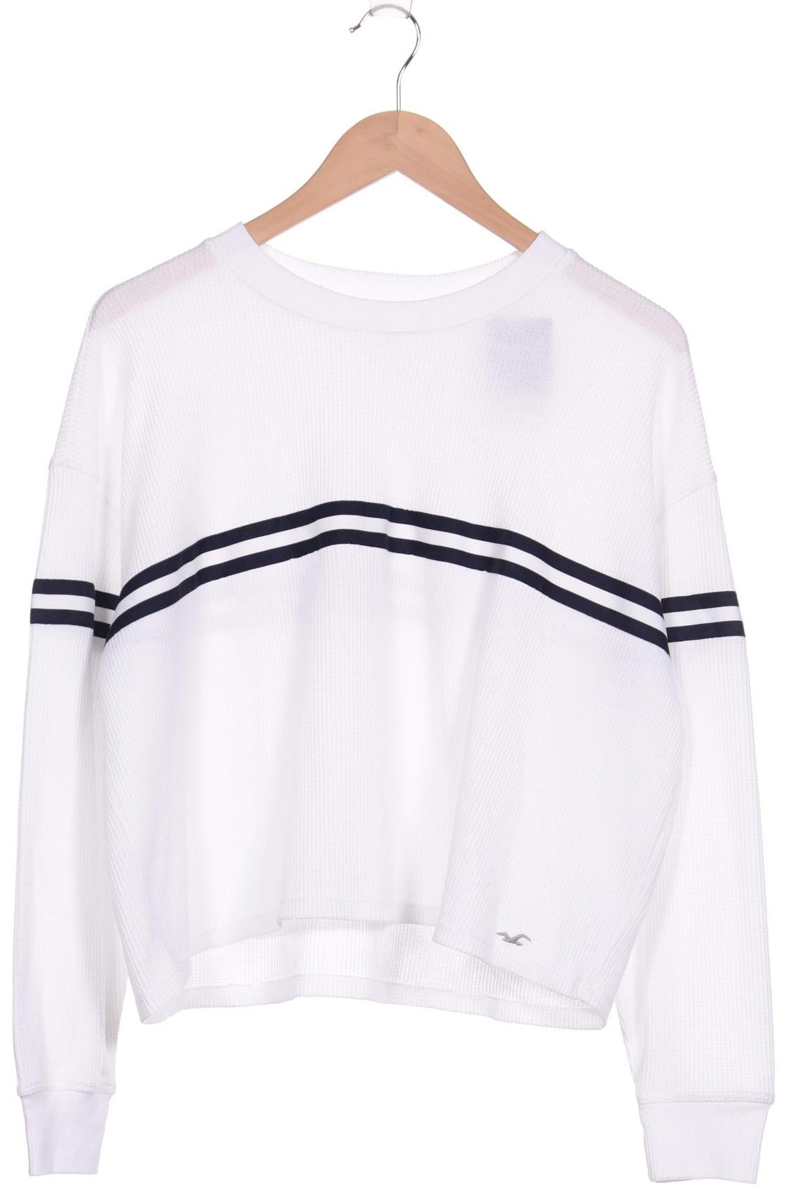 

Hollister Damen Langarmshirt, weiß, Gr. 38