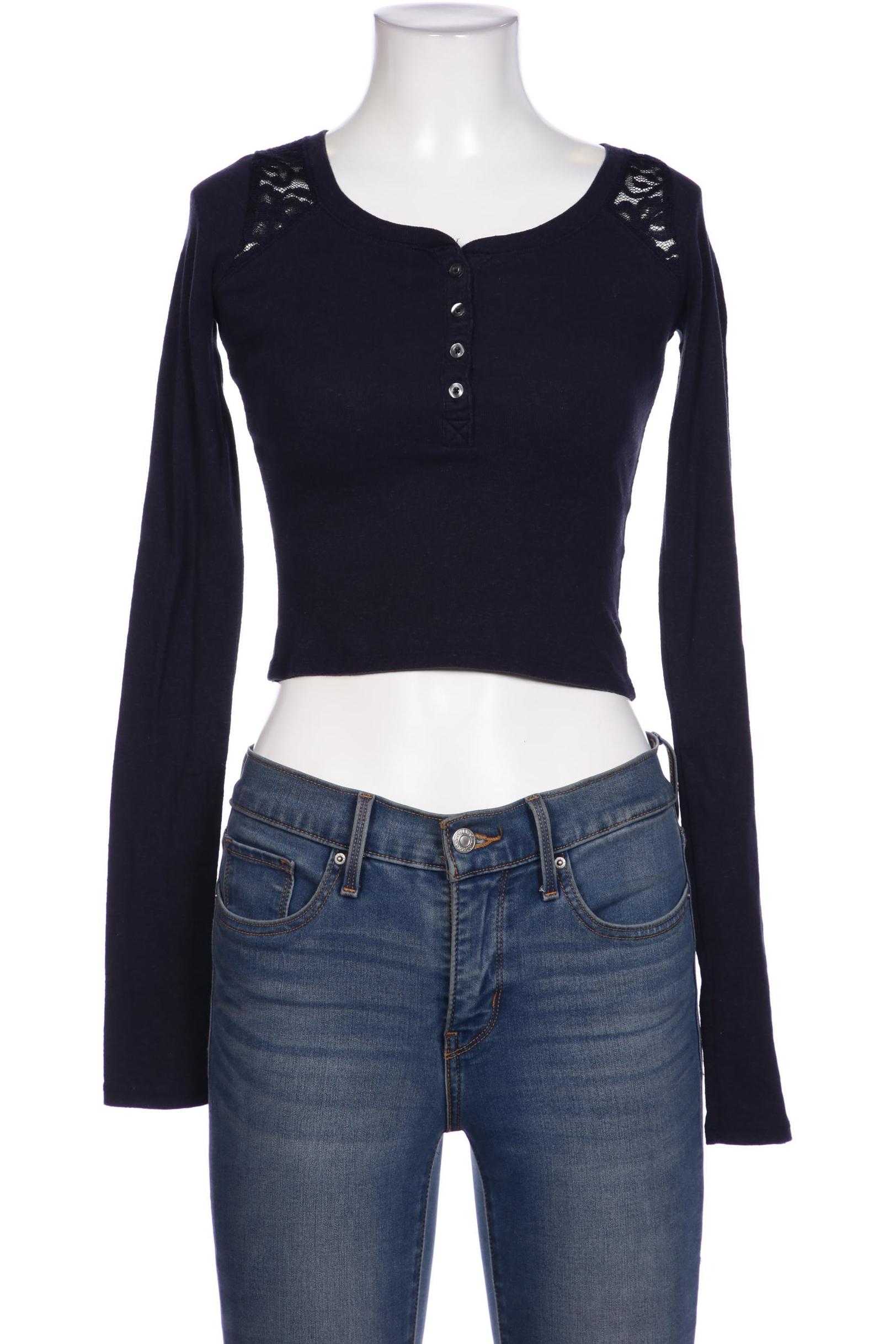 

Hollister Damen Langarmshirt, marineblau