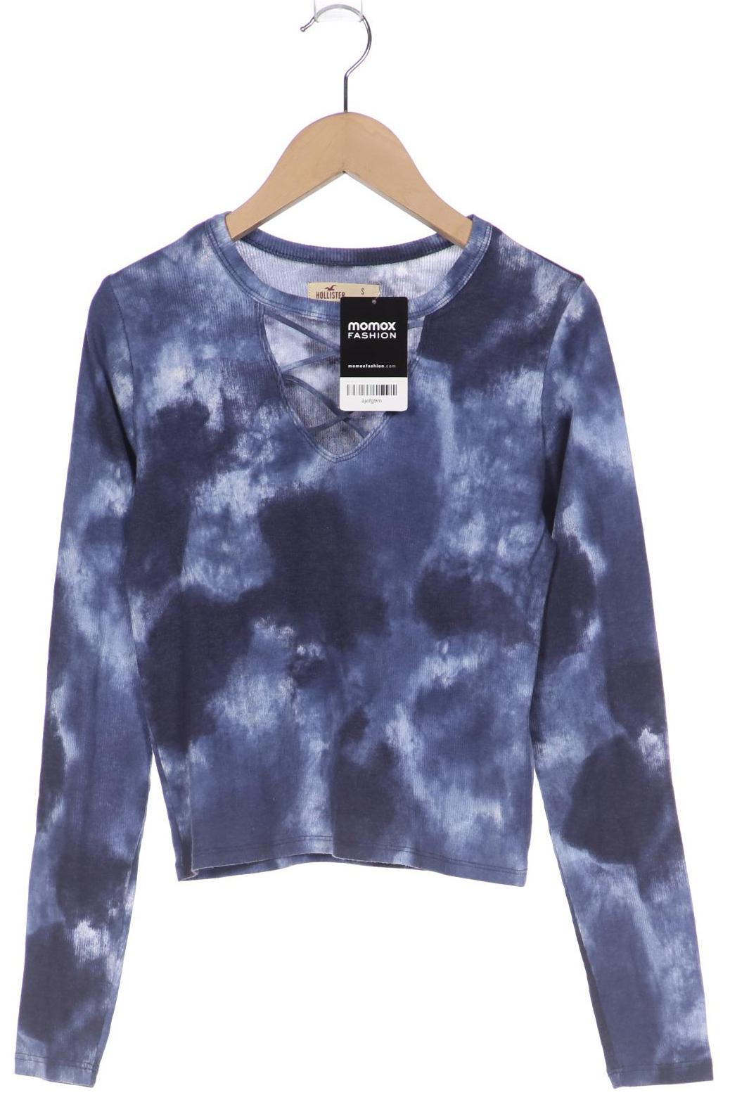 

Hollister Damen Langarmshirt, blau, Gr. 36