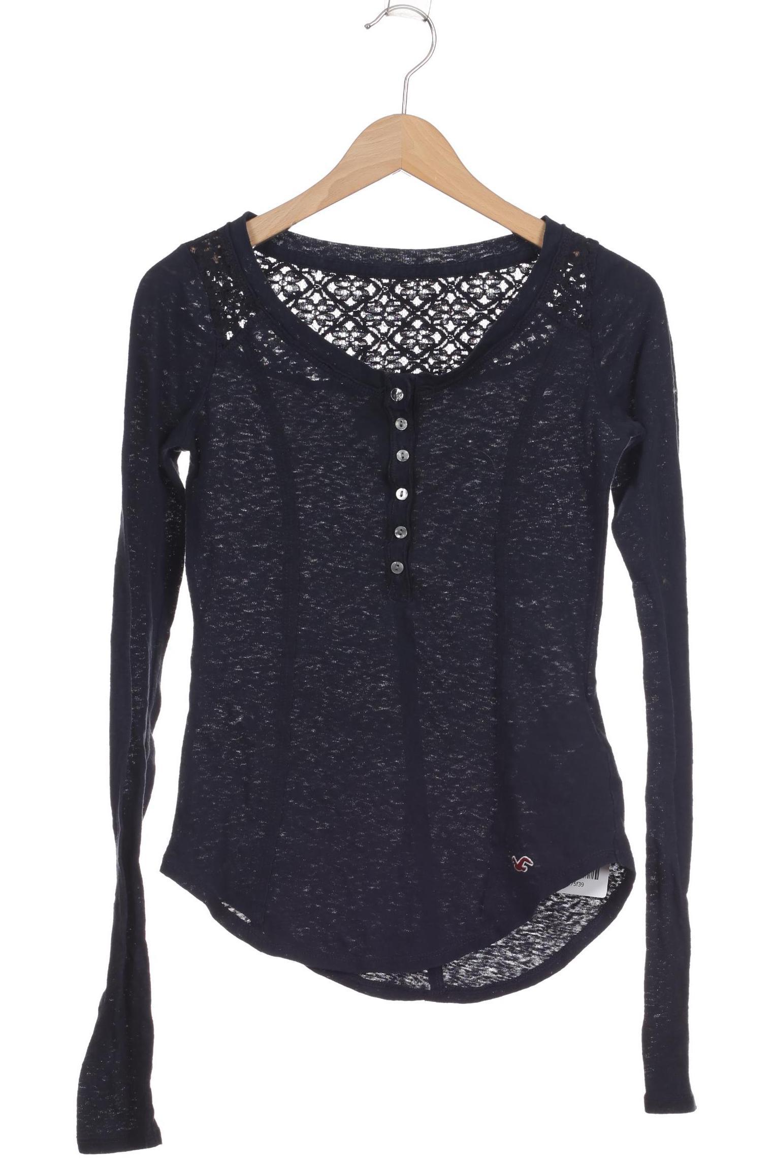

Hollister Damen Langarmshirt, blau, Gr.