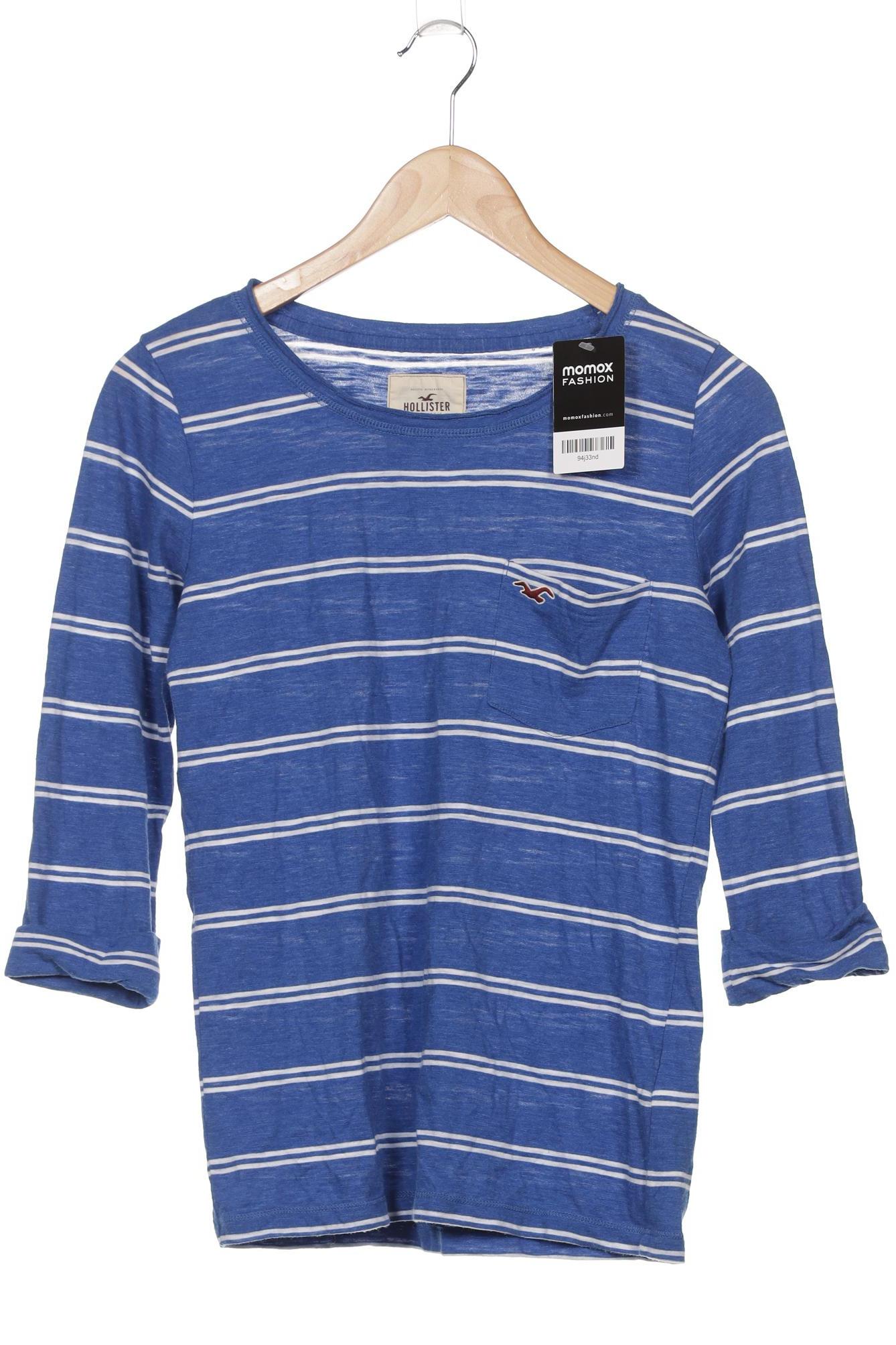 

Hollister Damen Langarmshirt, blau, Gr. 34