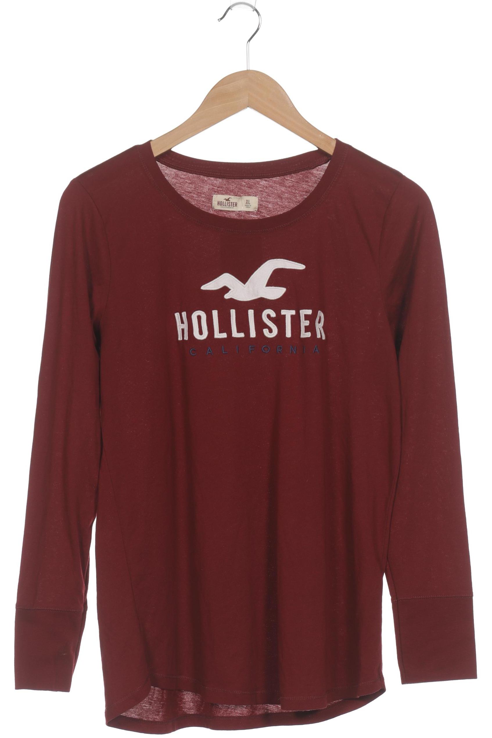 

Hollister Damen Langarmshirt, rot, Gr. 44