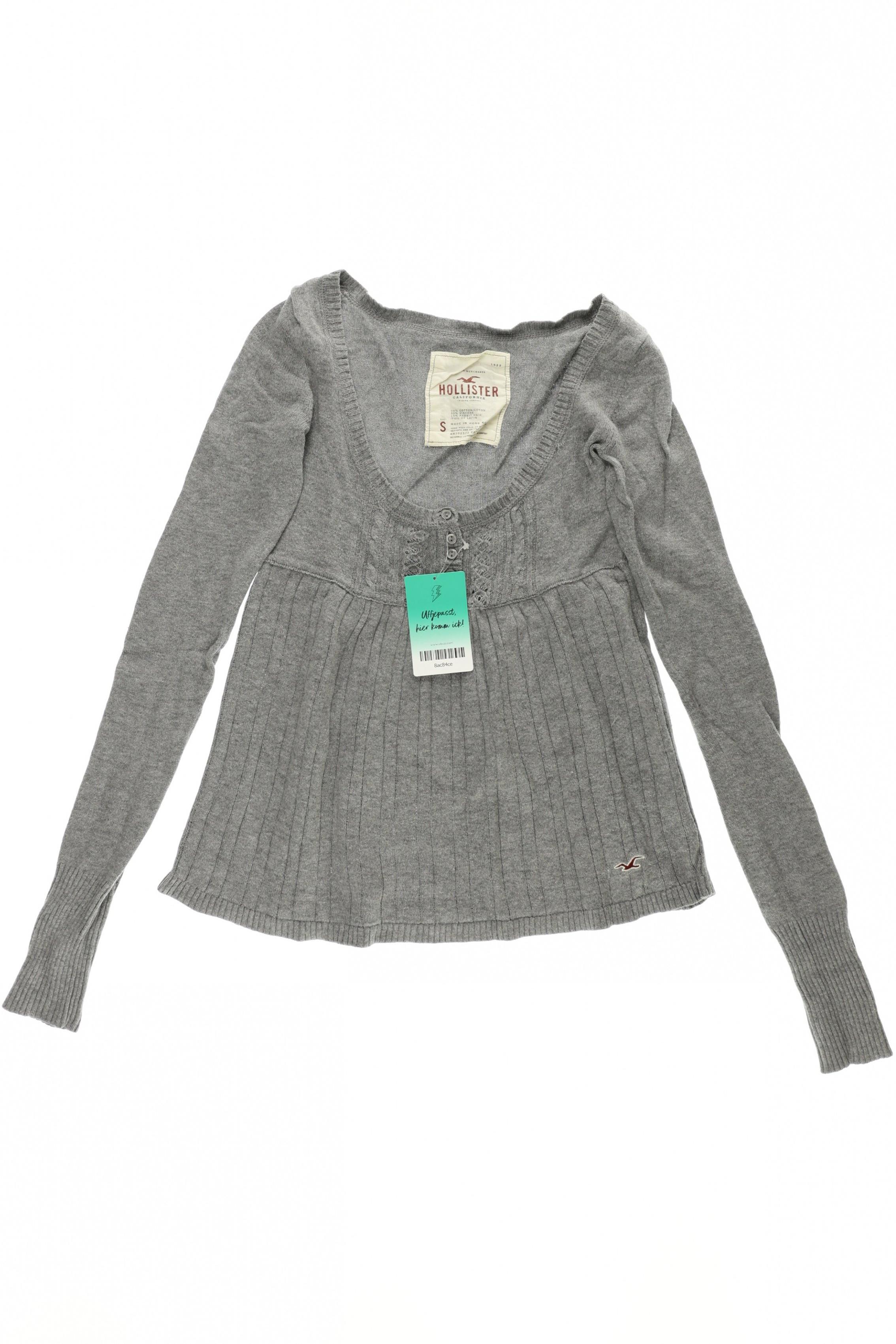 

Hollister Damen Langarmshirt, grau, Gr.
