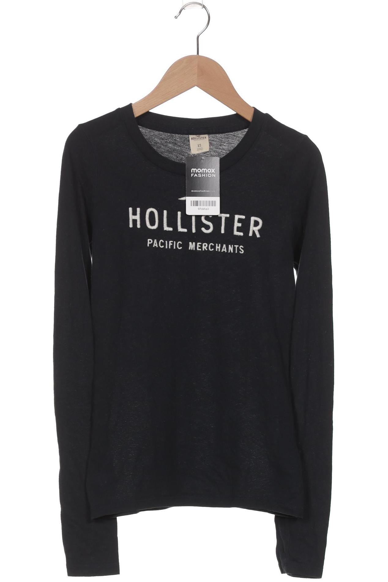 

Hollister Damen Langarmshirt, marineblau, Gr. 34