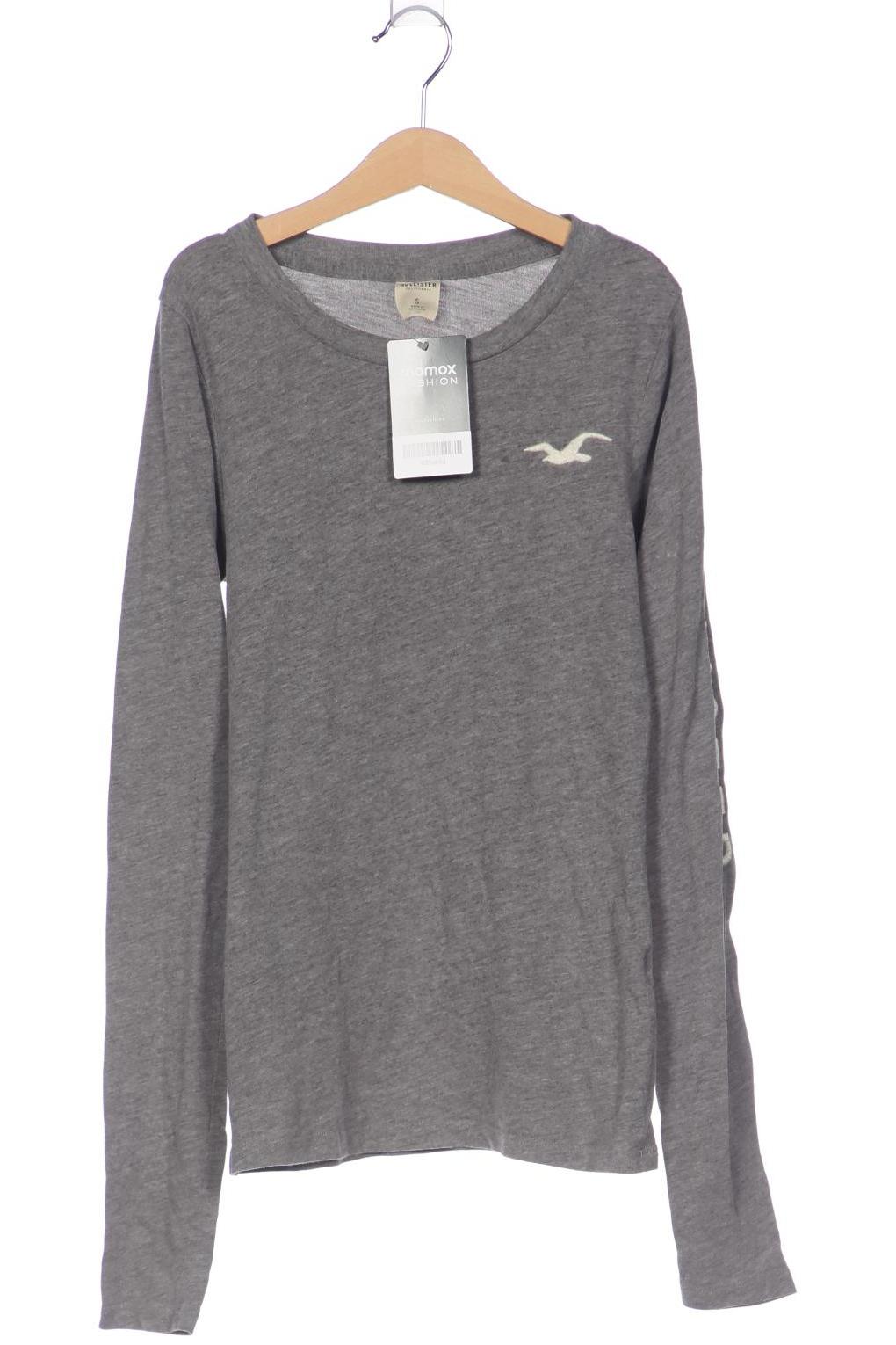 

Hollister Damen Langarmshirt, grau, Gr. 36