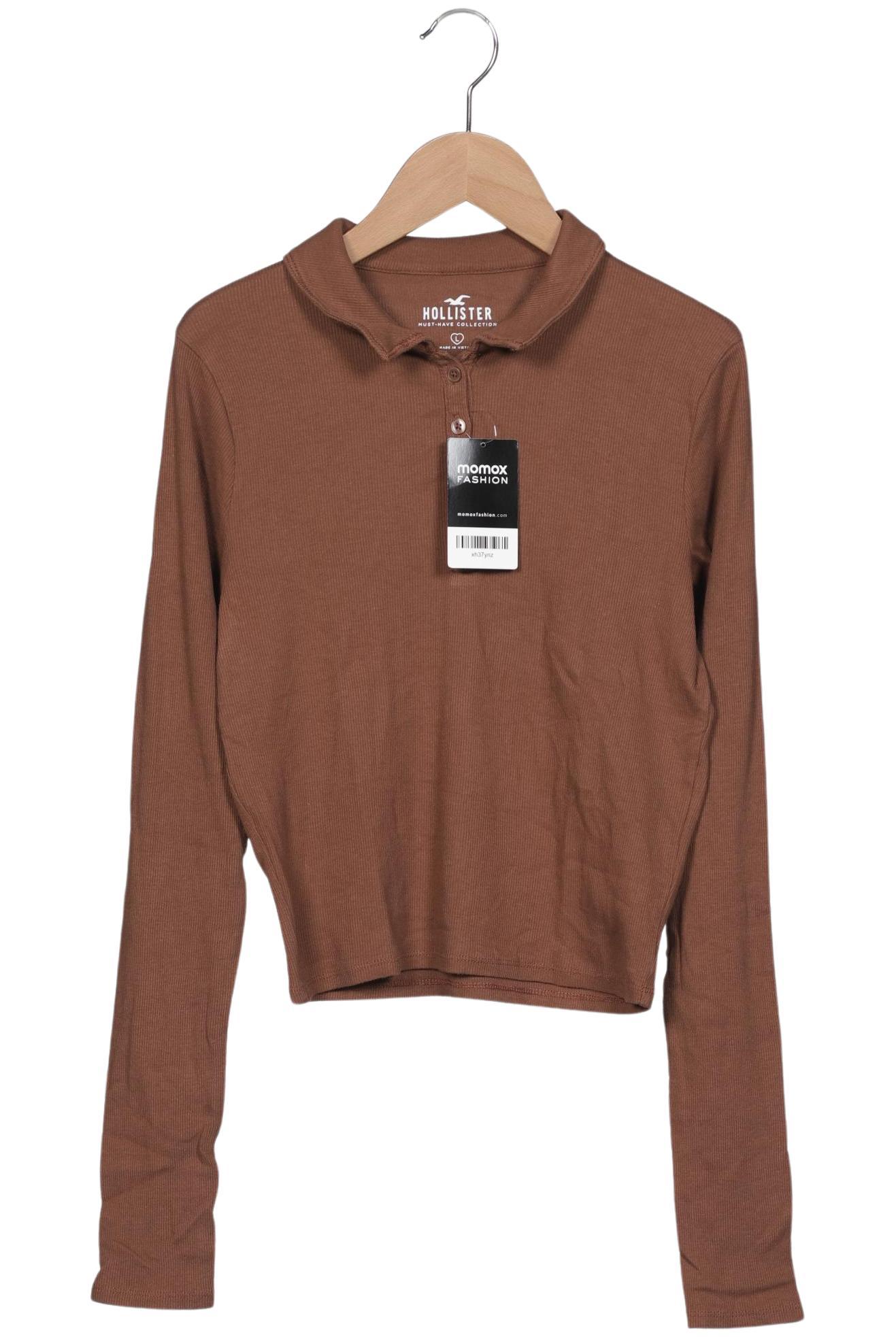 

Hollister Damen Langarmshirt, braun, Gr. 42