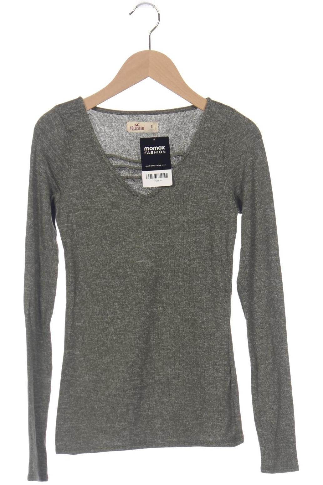 

Hollister Damen Langarmshirt, grün, Gr. 36