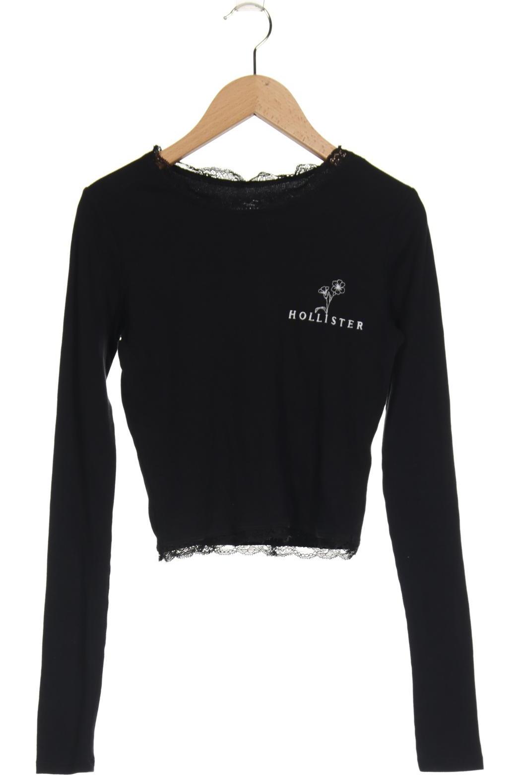 

Hollister Damen Langarmshirt, schwarz