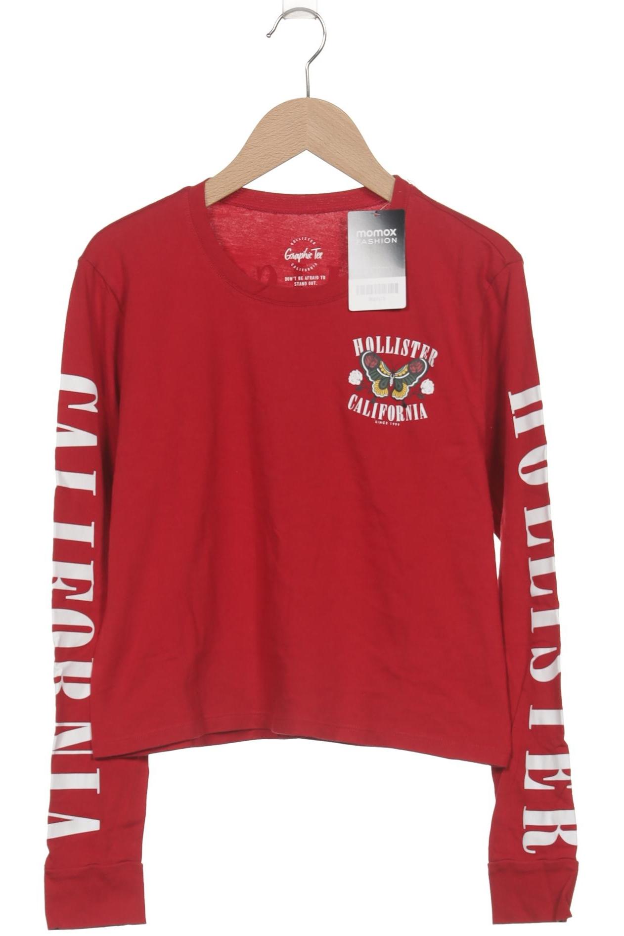 

Hollister Damen Langarmshirt, rot, Gr. 34