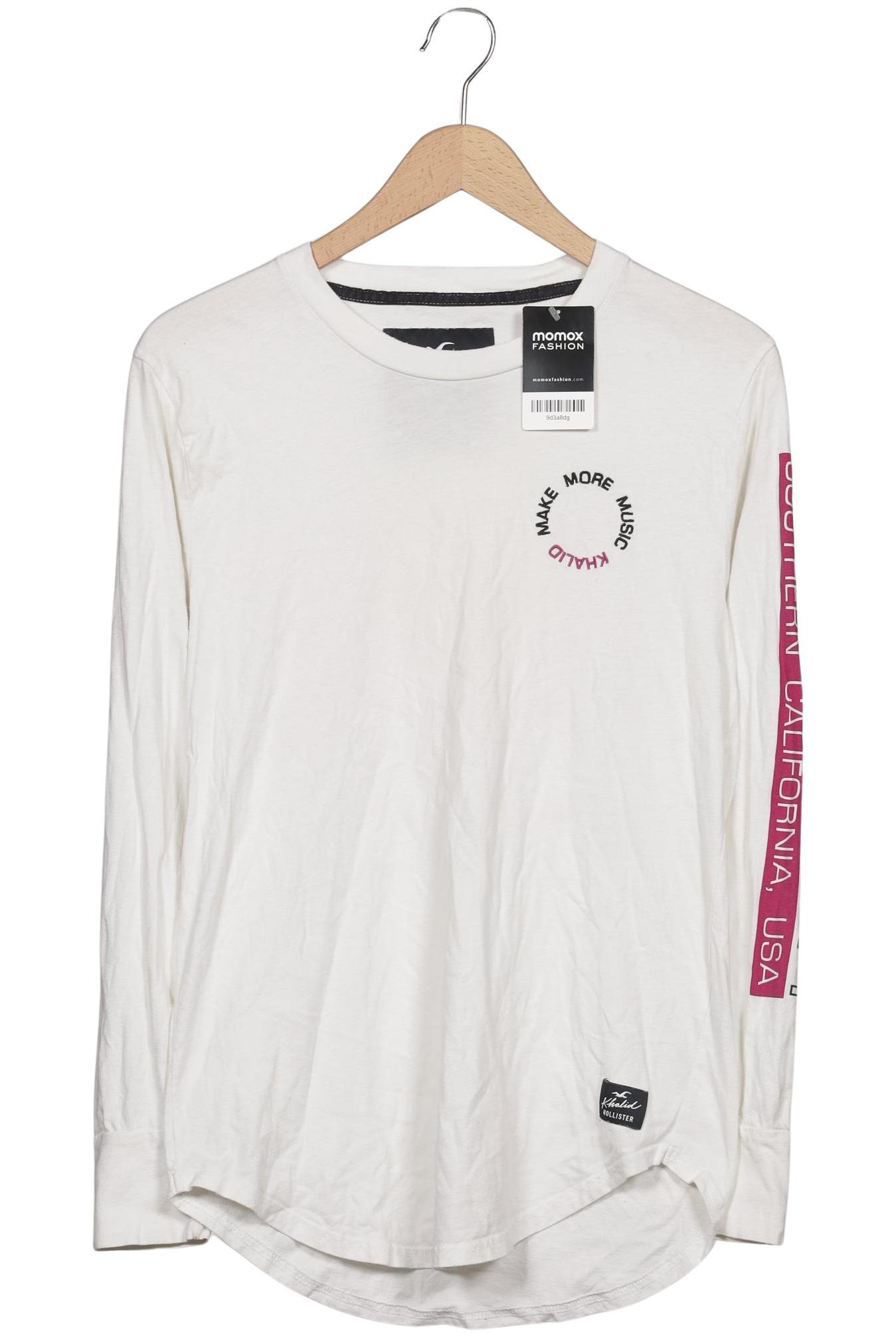 

Hollister Damen Langarmshirt, weiß, Gr. 36