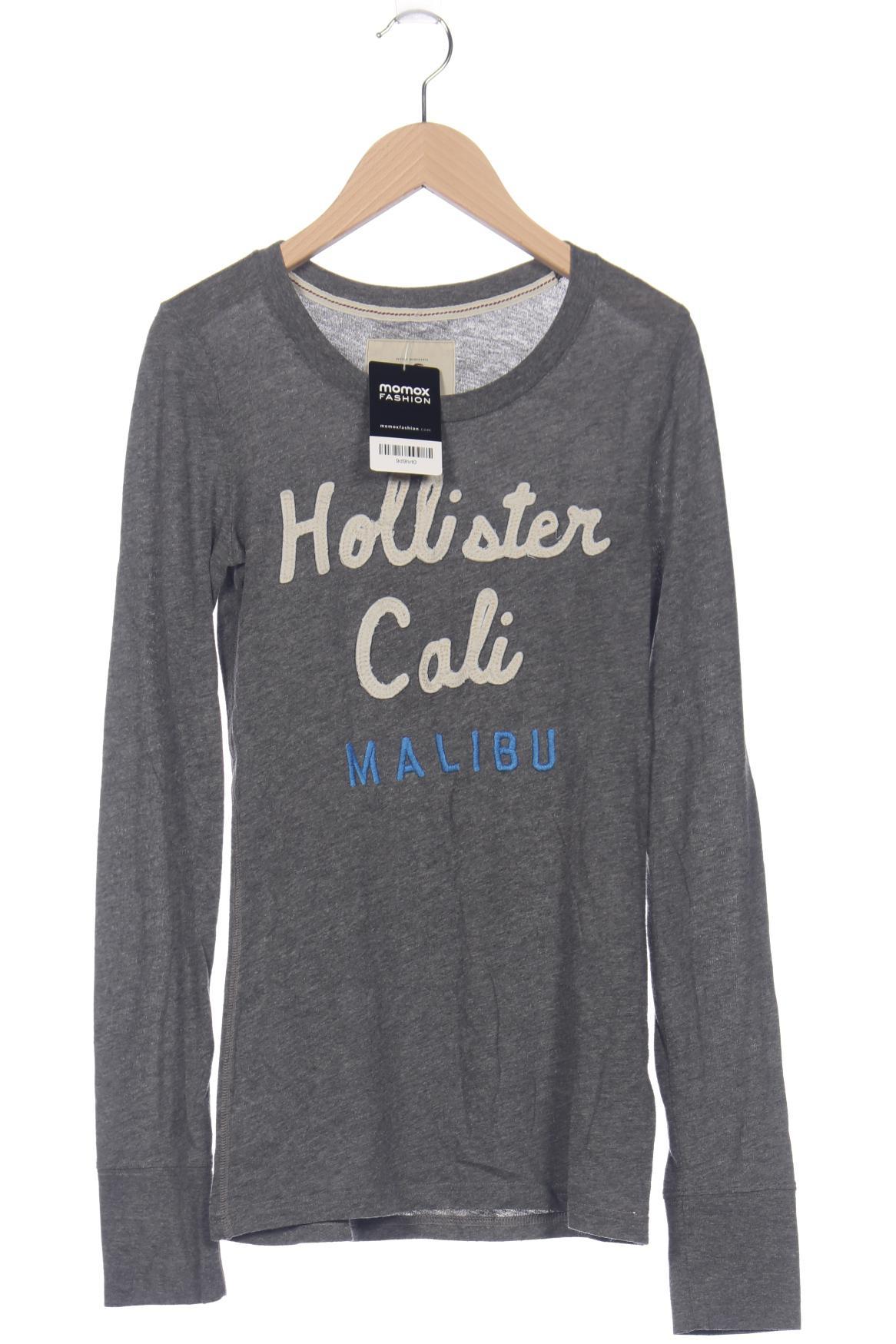 

Hollister Damen Langarmshirt, grau, Gr. 36