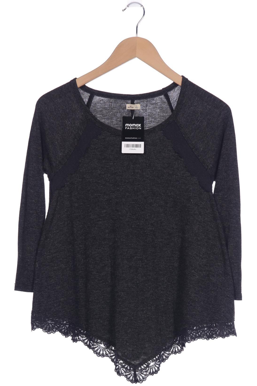 

Hollister Damen Langarmshirt, schwarz, Gr. 36
