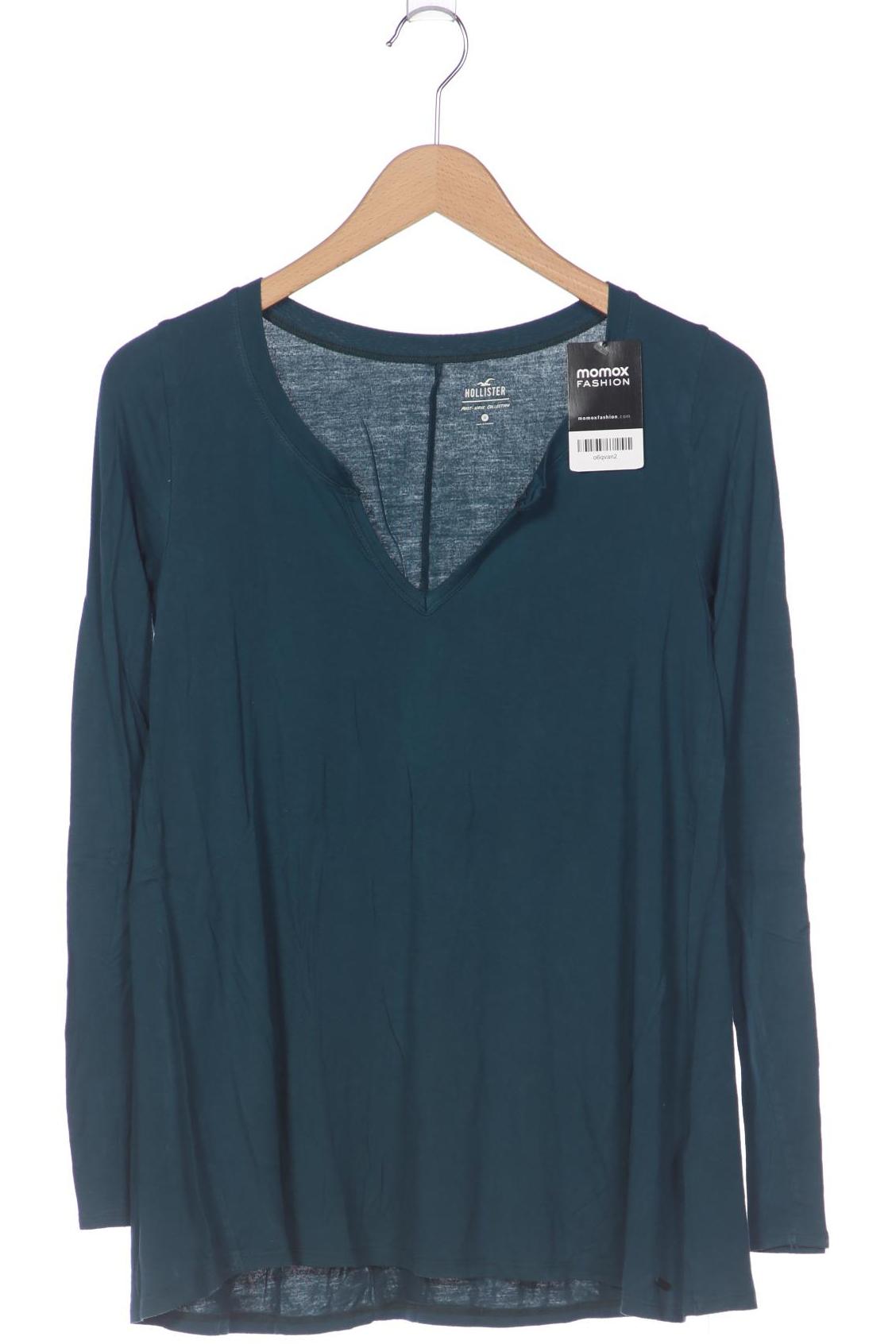

Hollister Damen Langarmshirt, türkis, Gr. 38