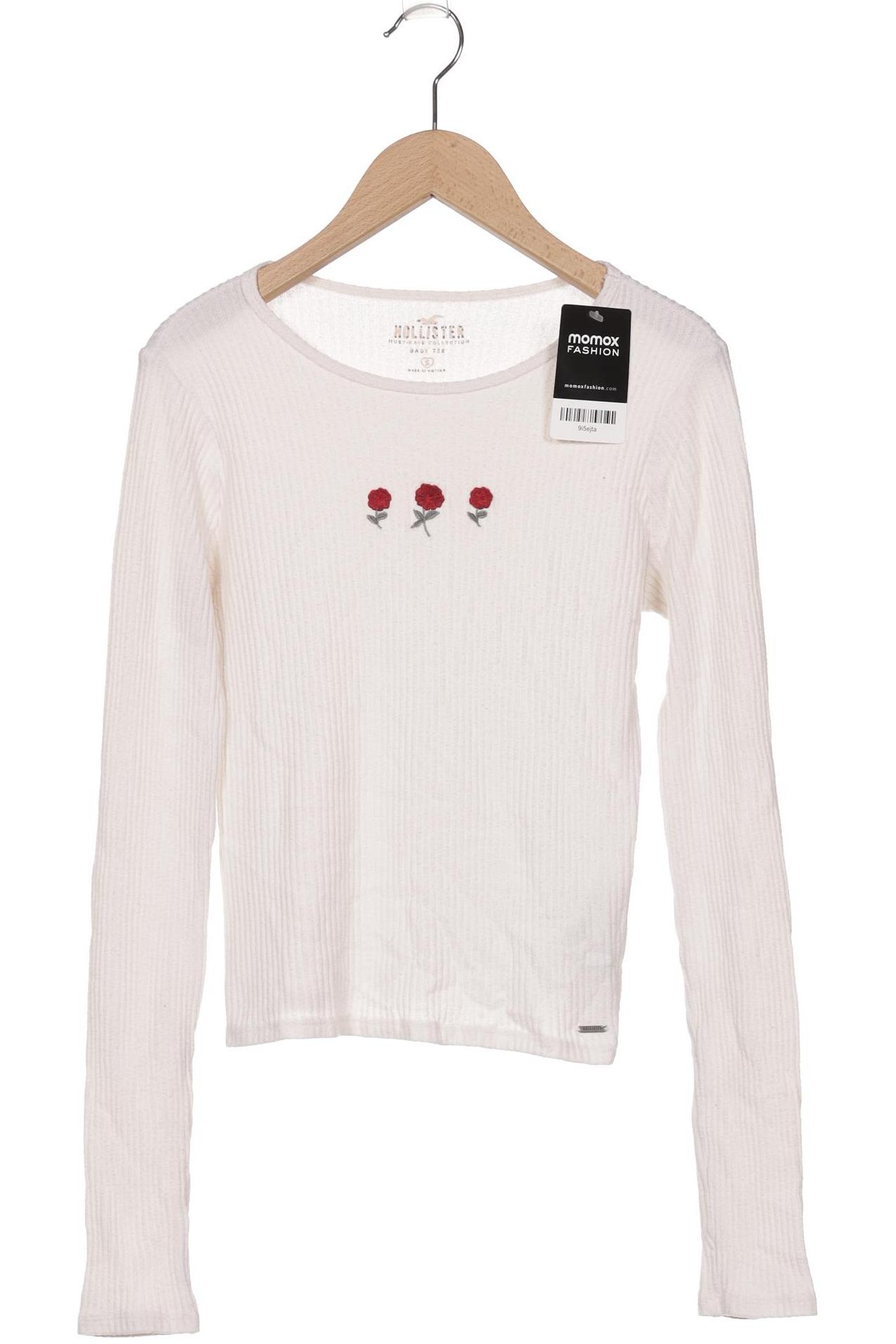 

Hollister Damen Langarmshirt, cremeweiß, Gr. 36