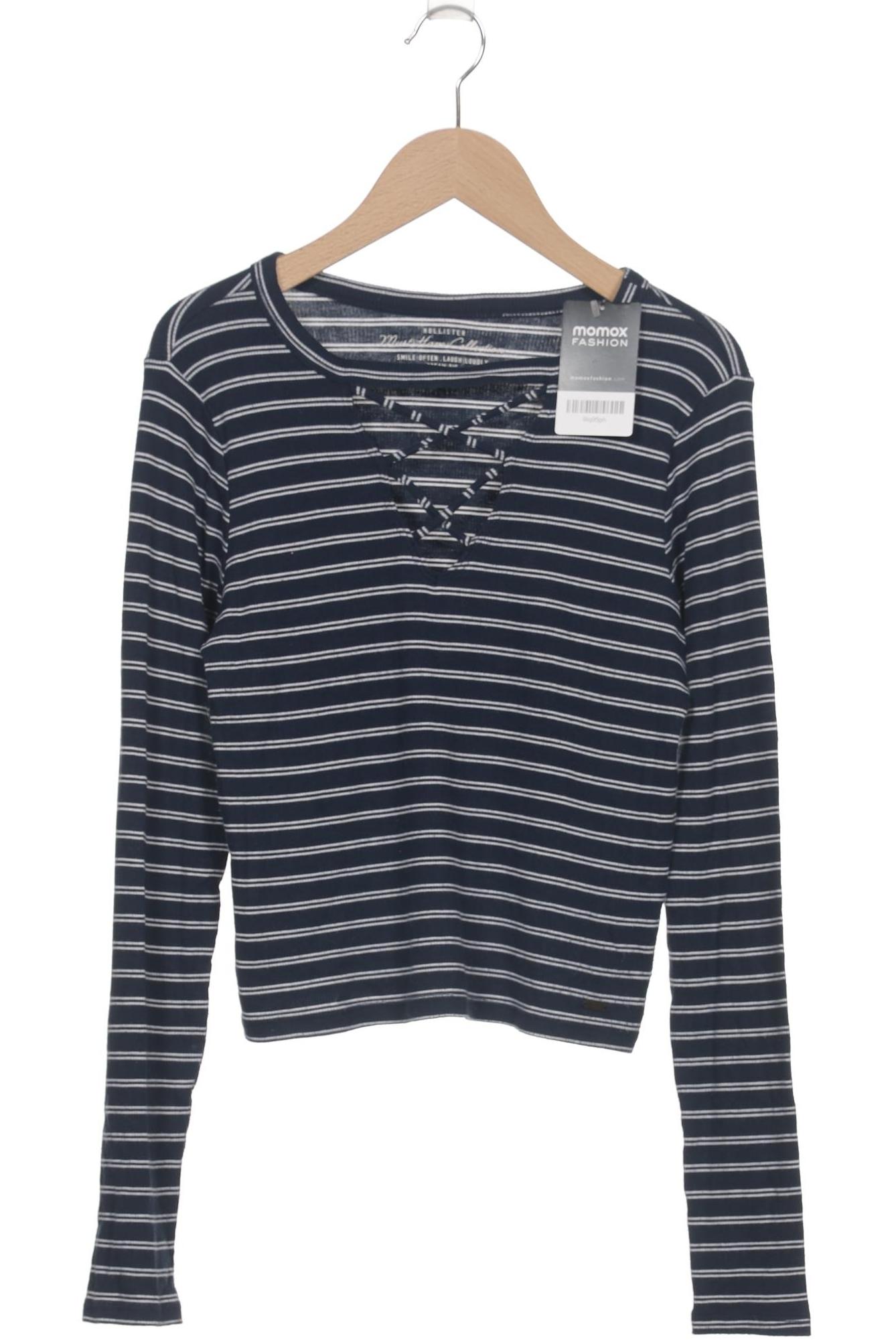 

Hollister Damen Langarmshirt, marineblau, Gr. 36