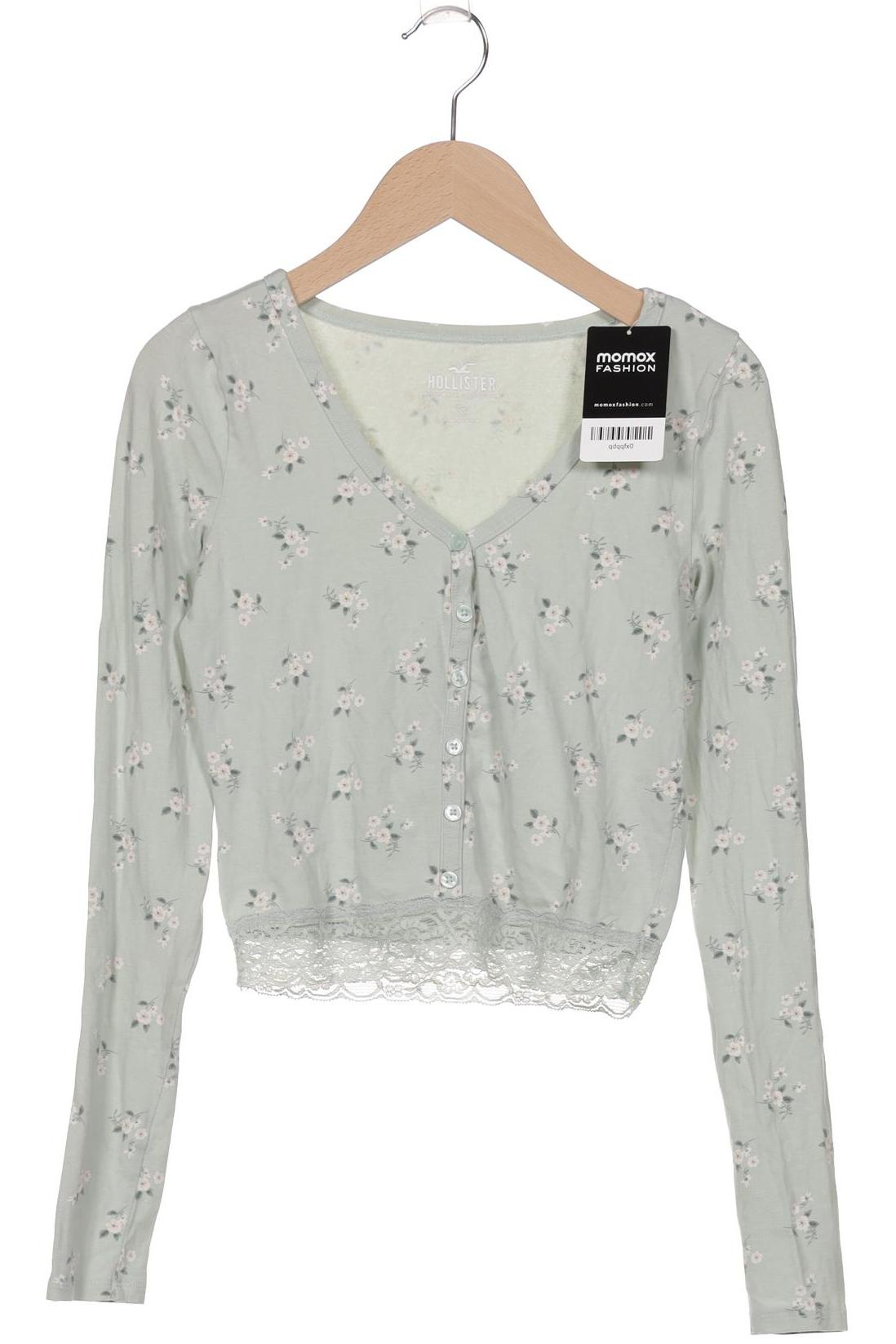 

Hollister Damen Langarmshirt, türkis, Gr. 34