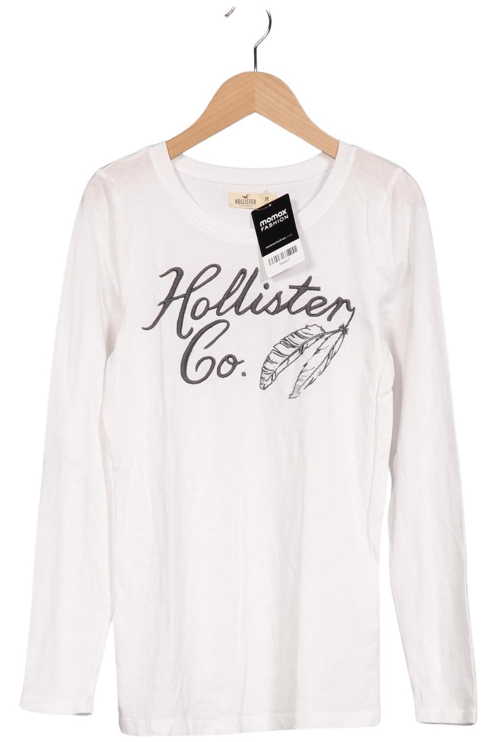 

Hollister Damen Langarmshirt, weiß, Gr. 38