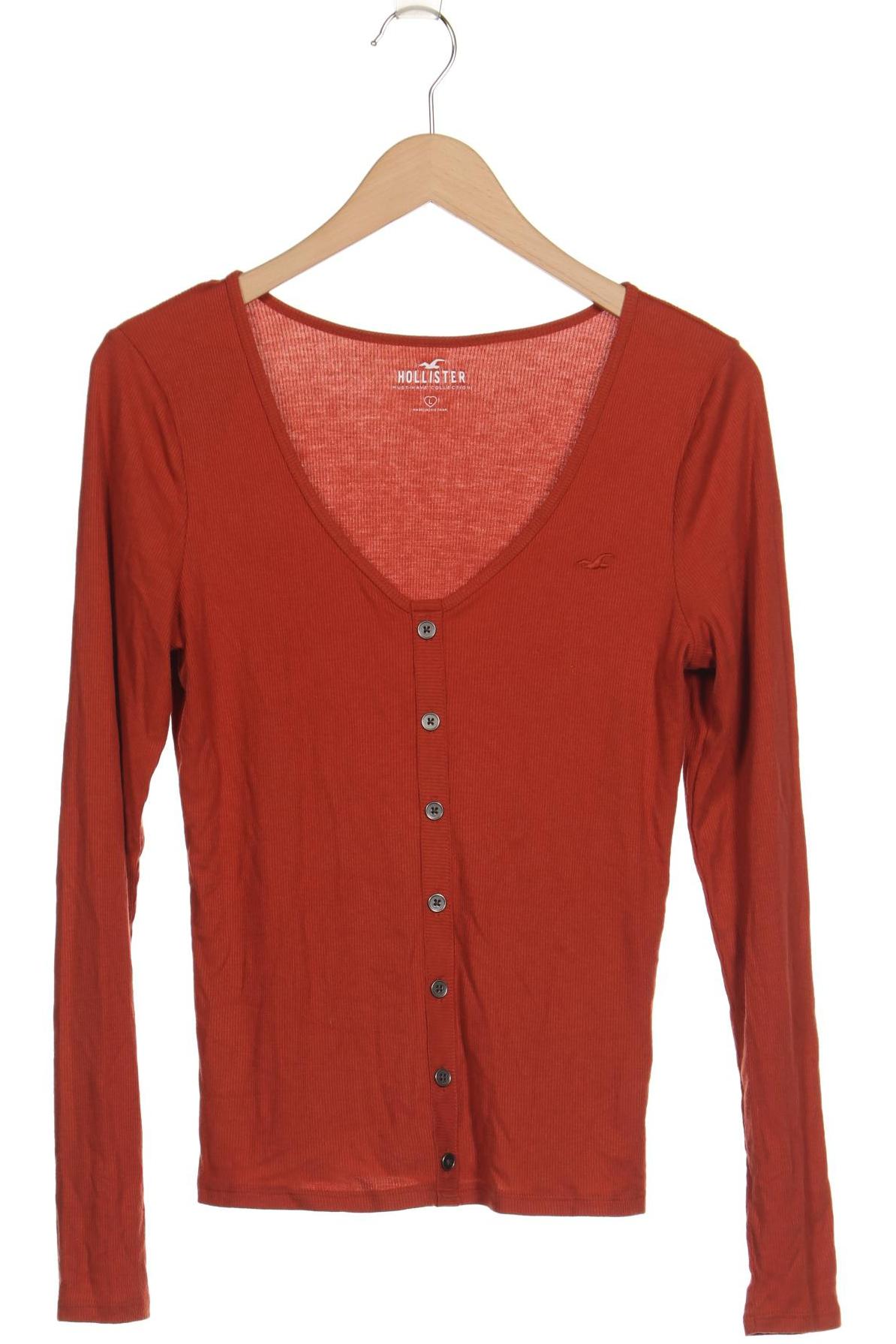 

Hollister Damen Langarmshirt, rot, Gr. 42