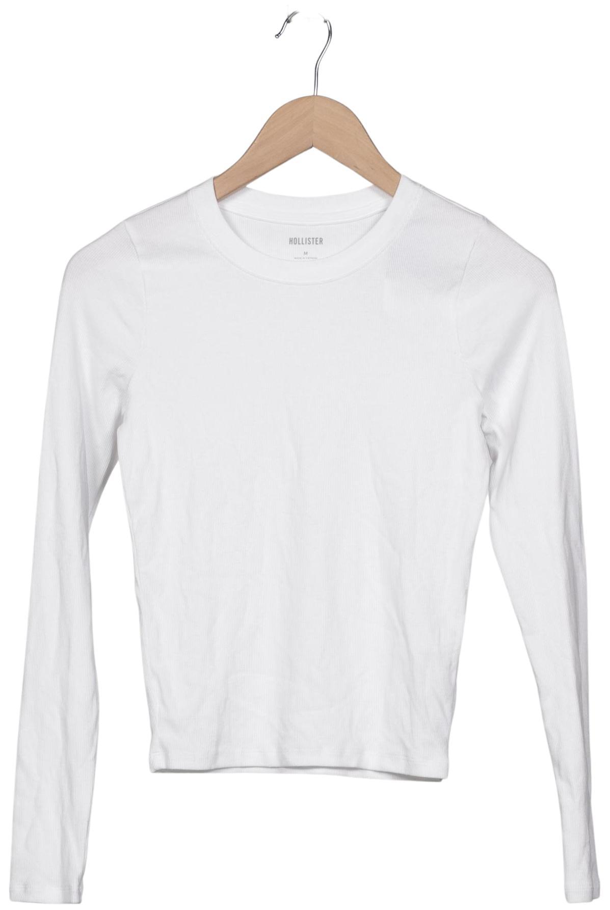 

Hollister Damen Langarmshirt, weiß, Gr. 38