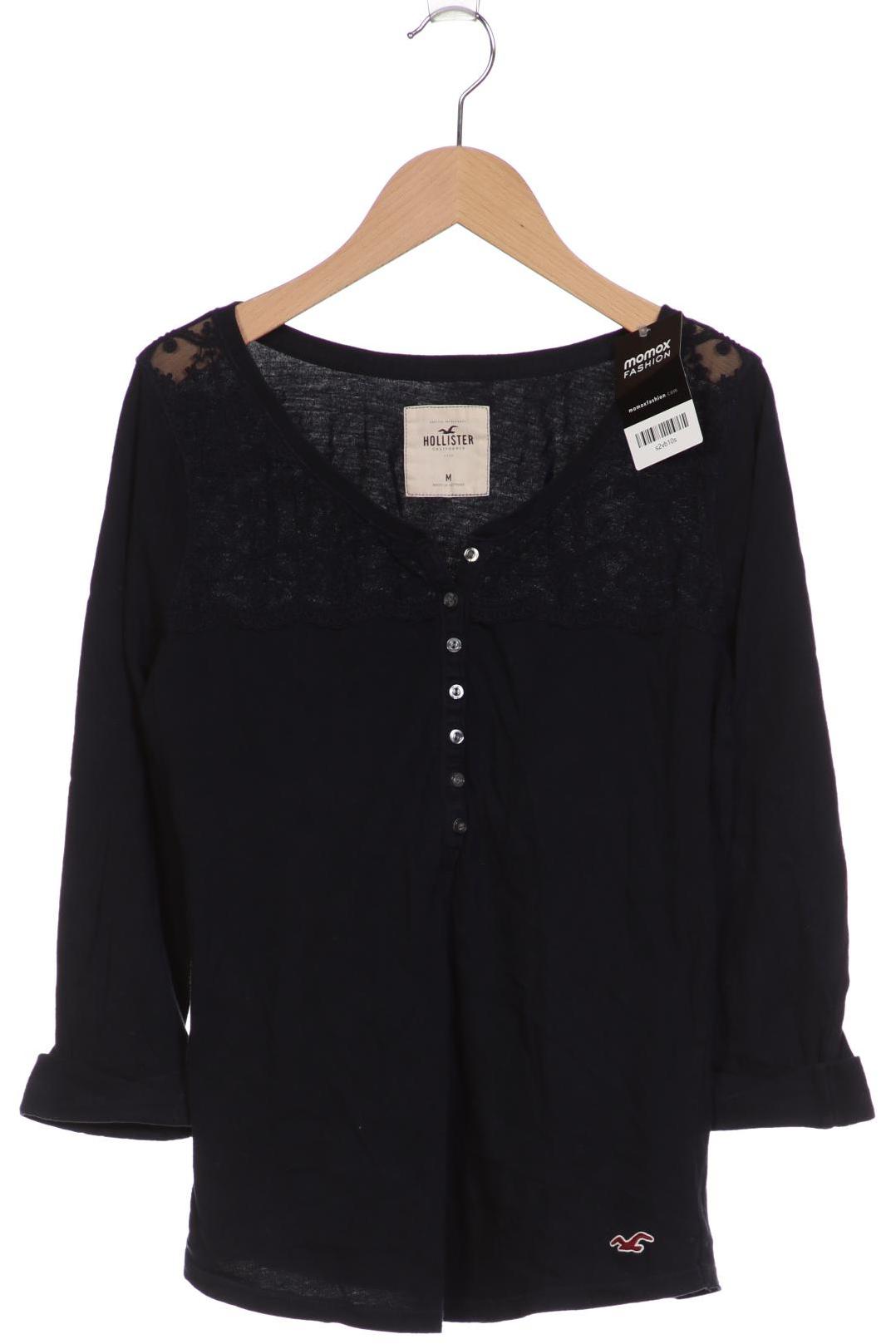 

Hollister Damen Langarmshirt, marineblau, Gr. 38