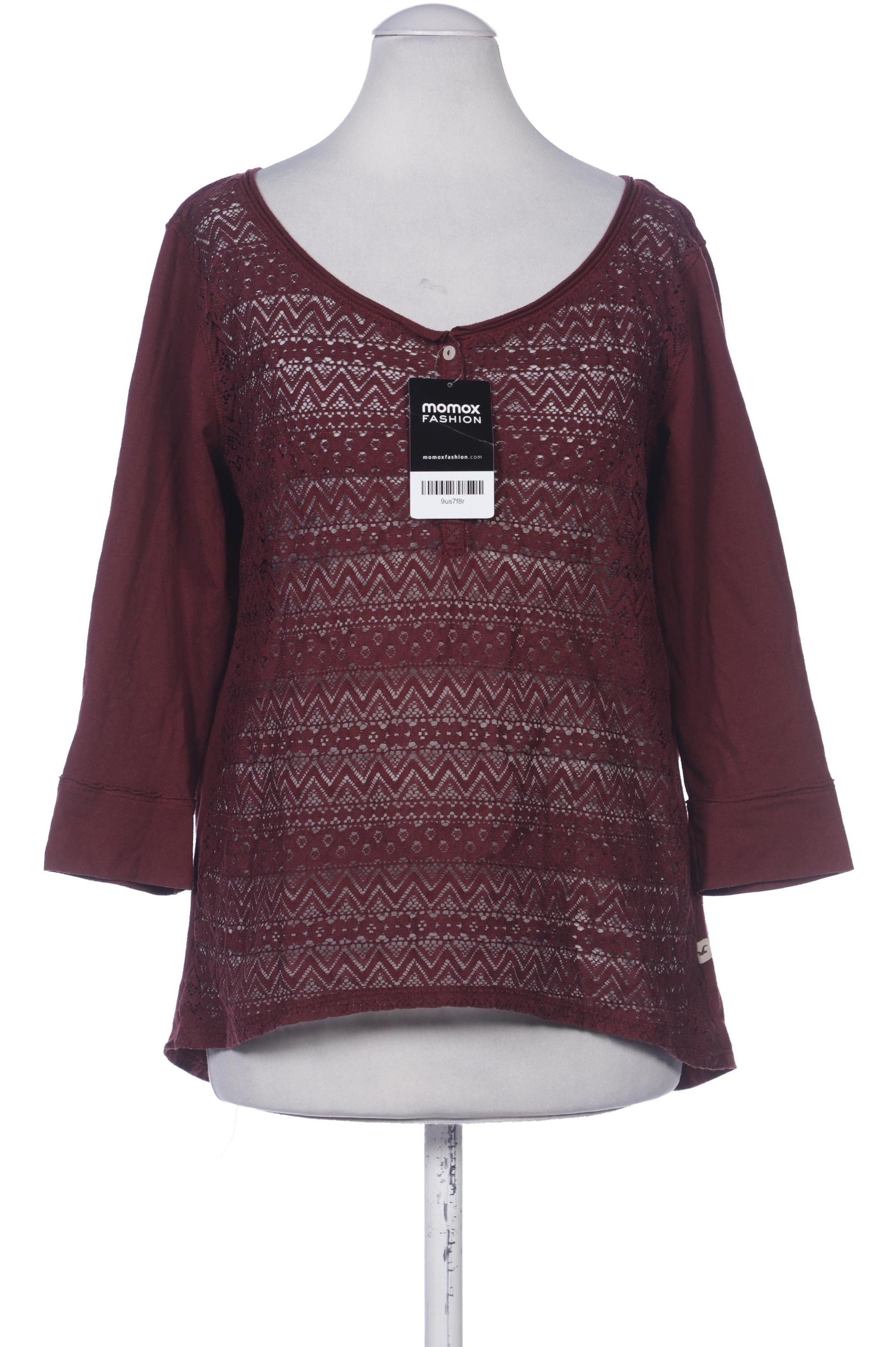 

Hollister Damen Langarmshirt, bordeaux, Gr. 36