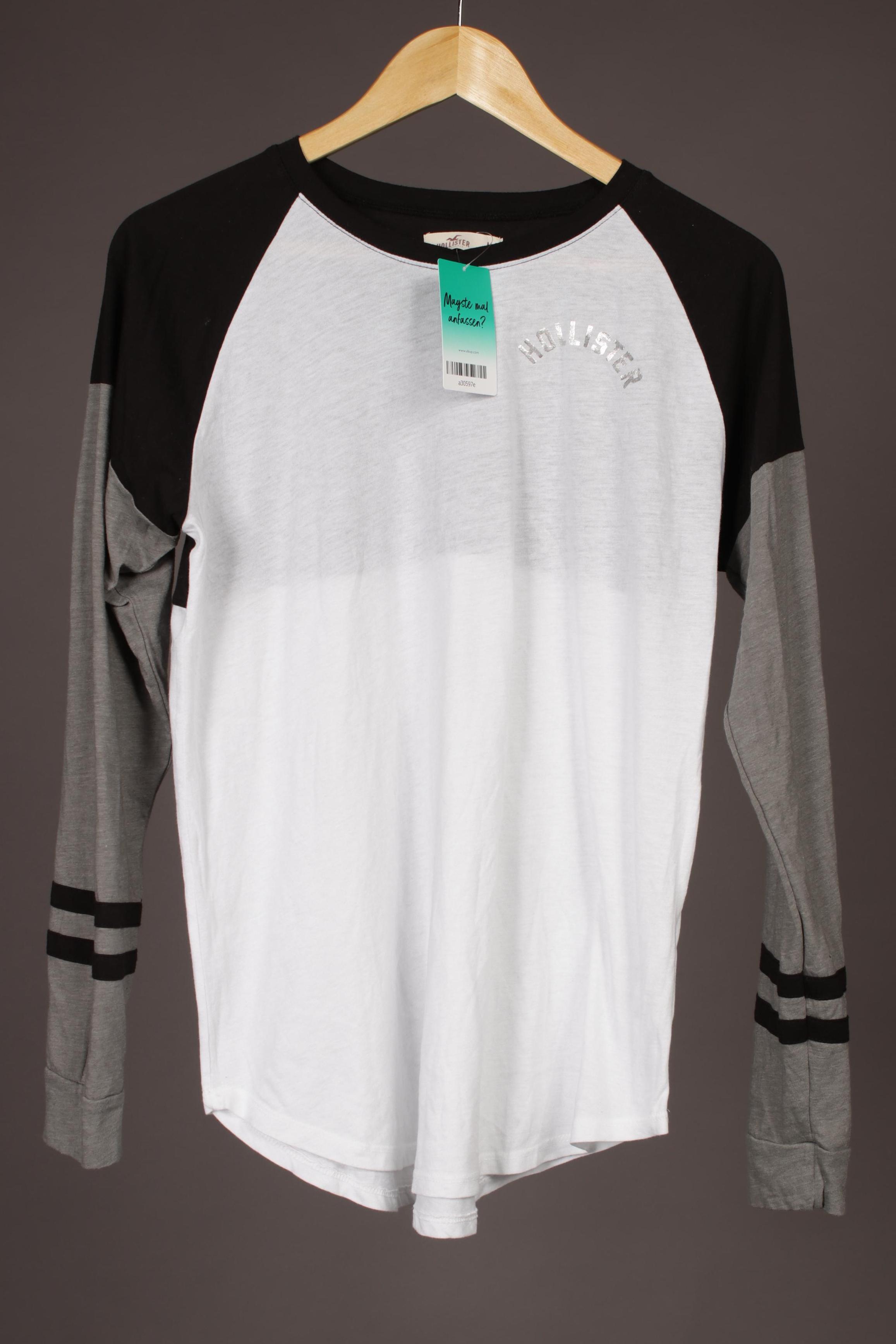 

Hollister Damen Langarmshirt, weiß, Gr.