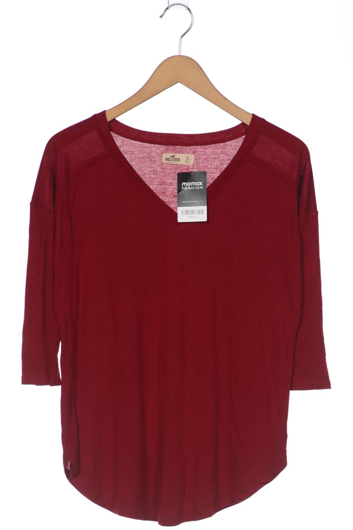 

Hollister Damen Langarmshirt, bordeaux, Gr. 36